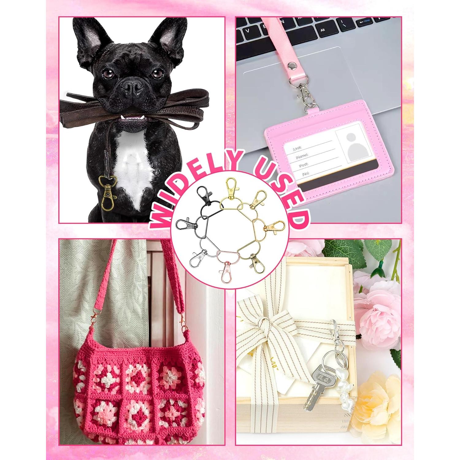 Ganchos de Cierre Giratorios FIVEIZERO 80 Pcs 25mm 8 Colores