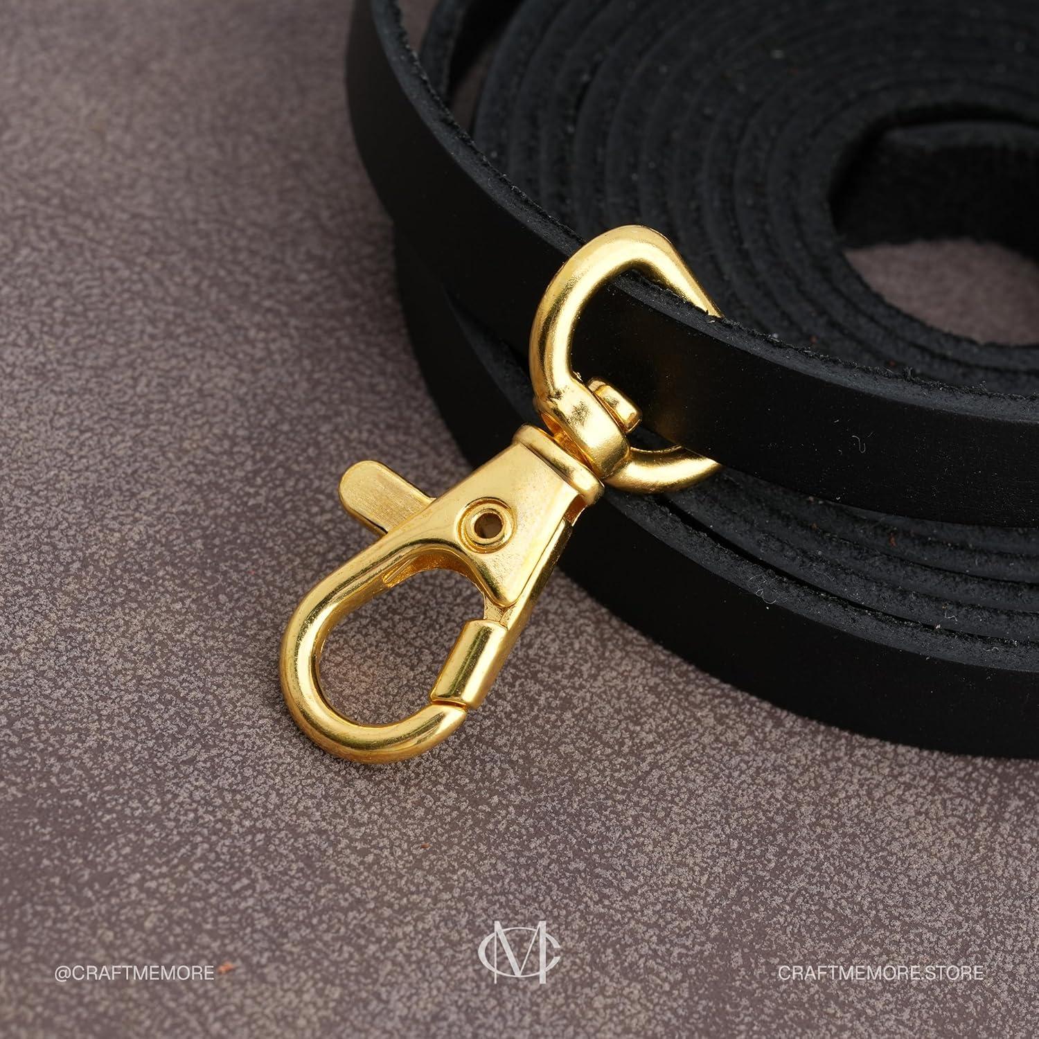 20 Ganchos de Traba de Langosta CRAFTMEMORE Dorado 1.59 cm