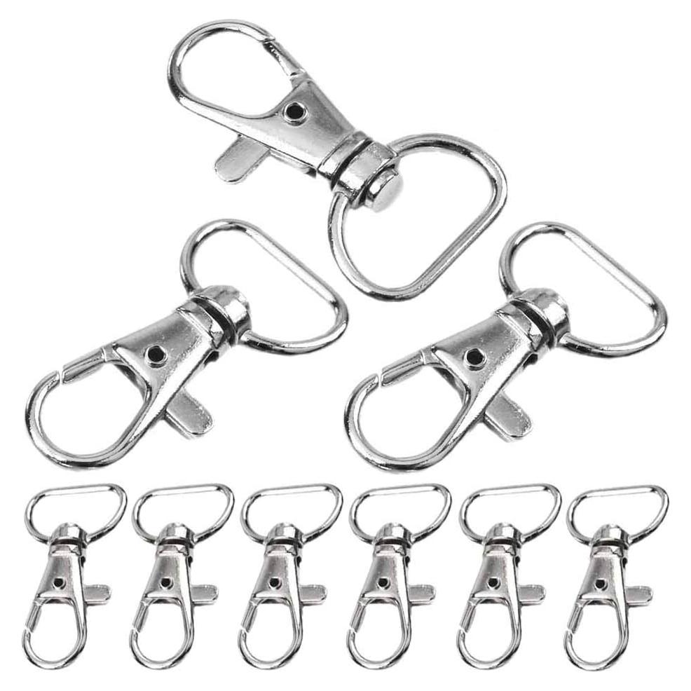 30 Ganchos Giratorios de Metal CooBigo 5/8" (17mm) para Manualidades