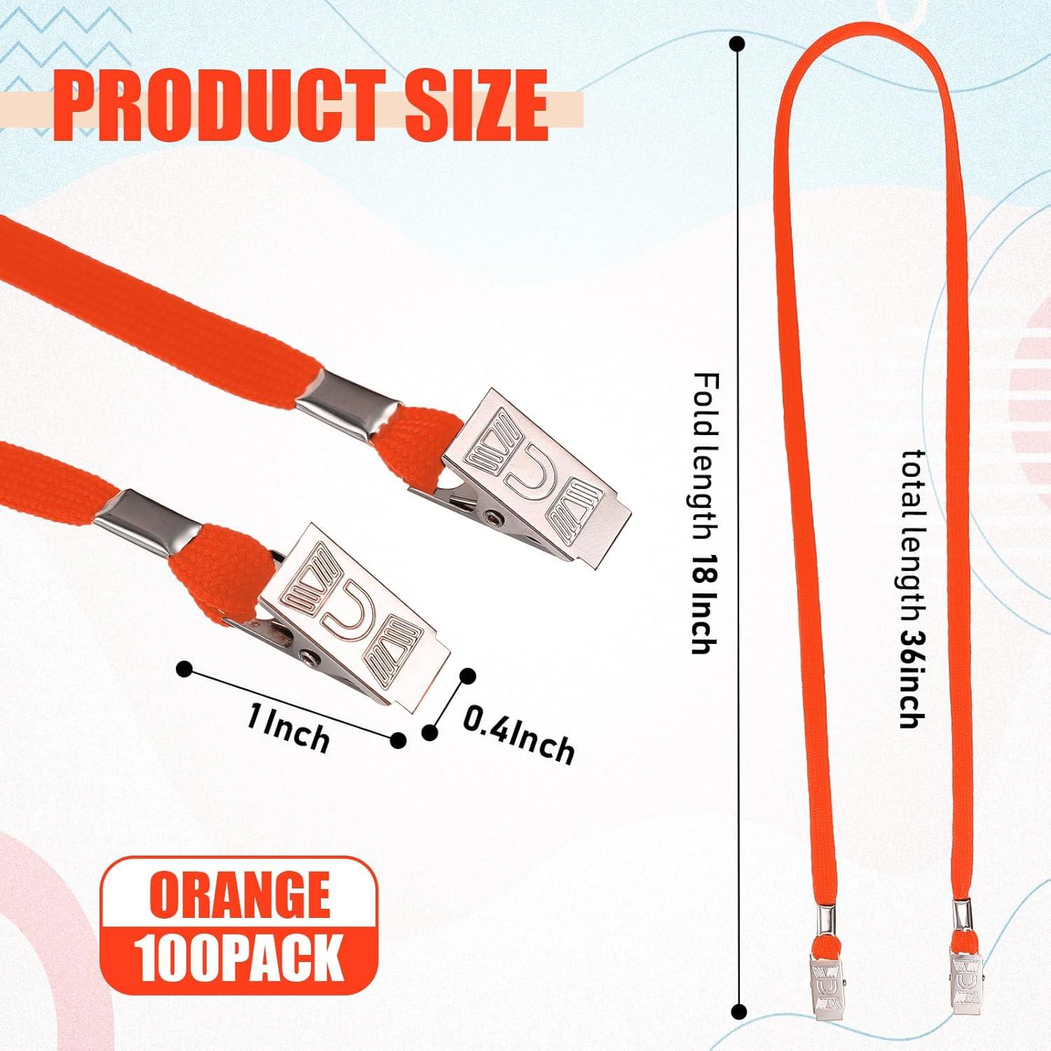 Cintas de Identificación Patelai 100 Piezas Naranja 91.44 cm