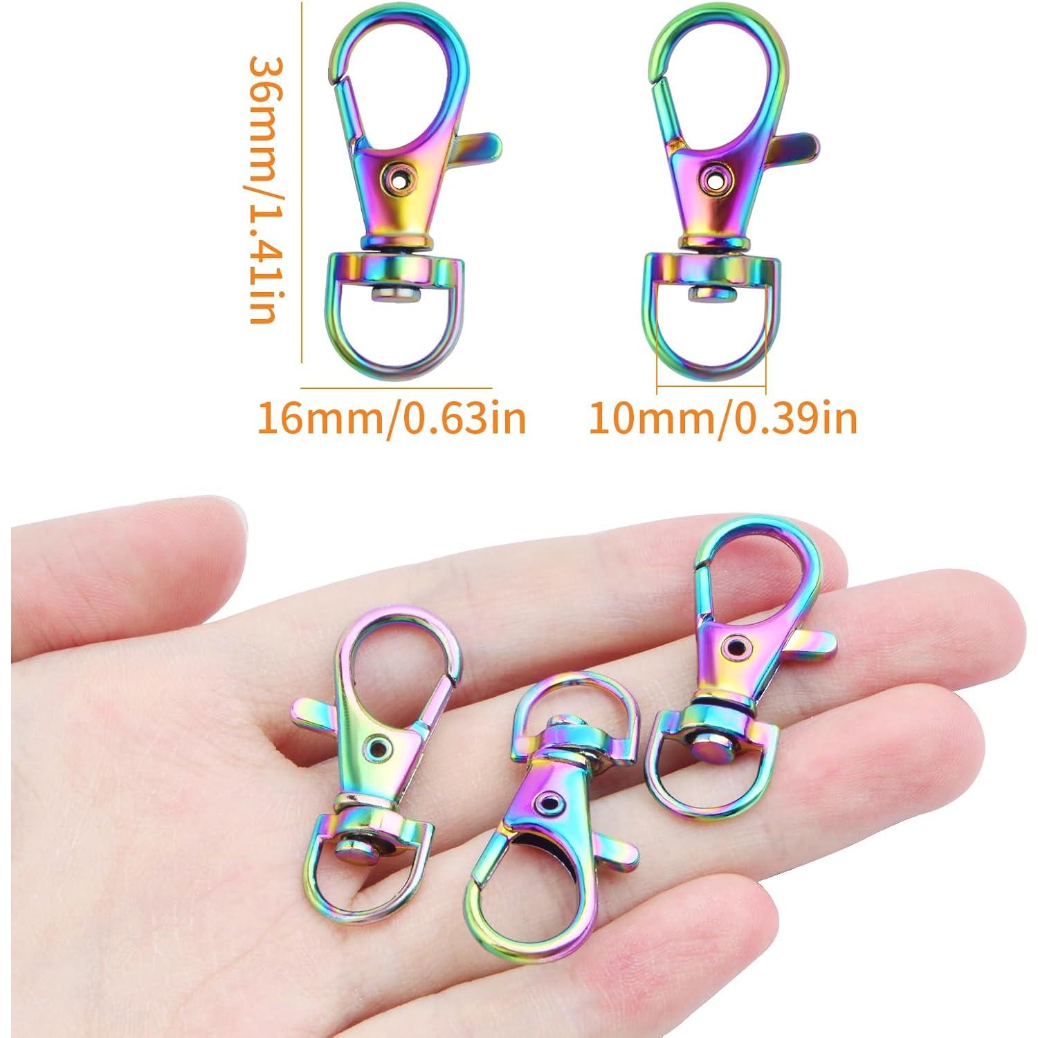 20 Ganchos de Clip Giratorio BronaGrand Color Arcoíris