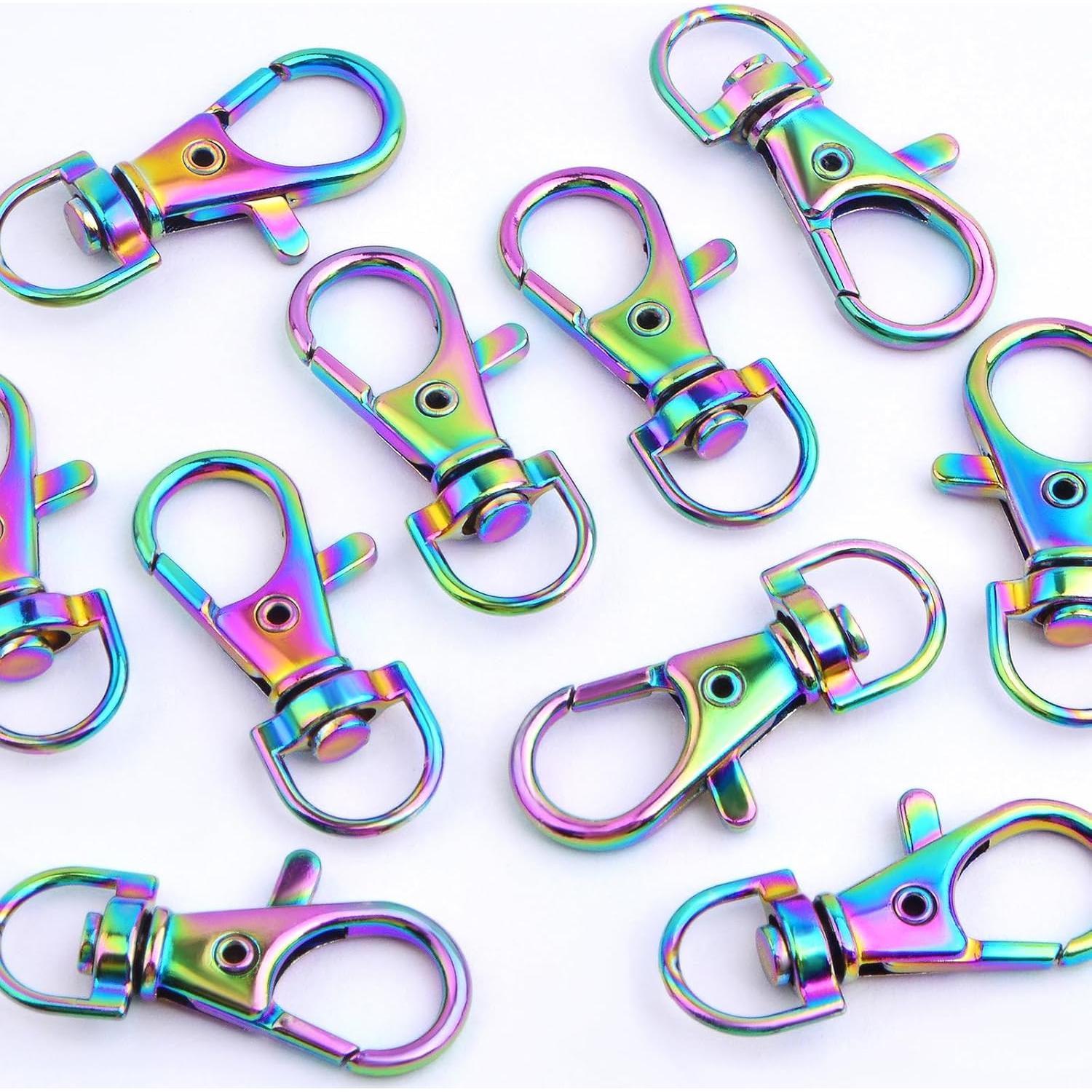 20 Ganchos de Clip Giratorio BronaGrand Color Arcoíris