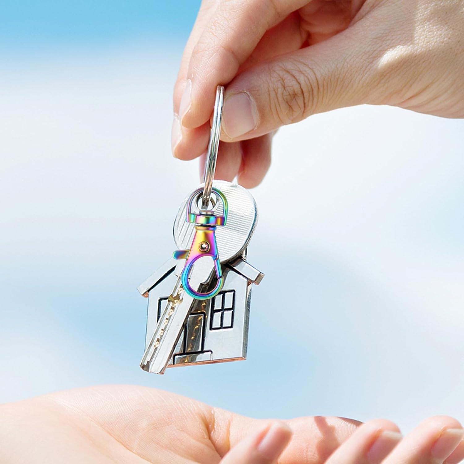 20 Ganchos de Clip Giratorio BronaGrand Color Arcoíris