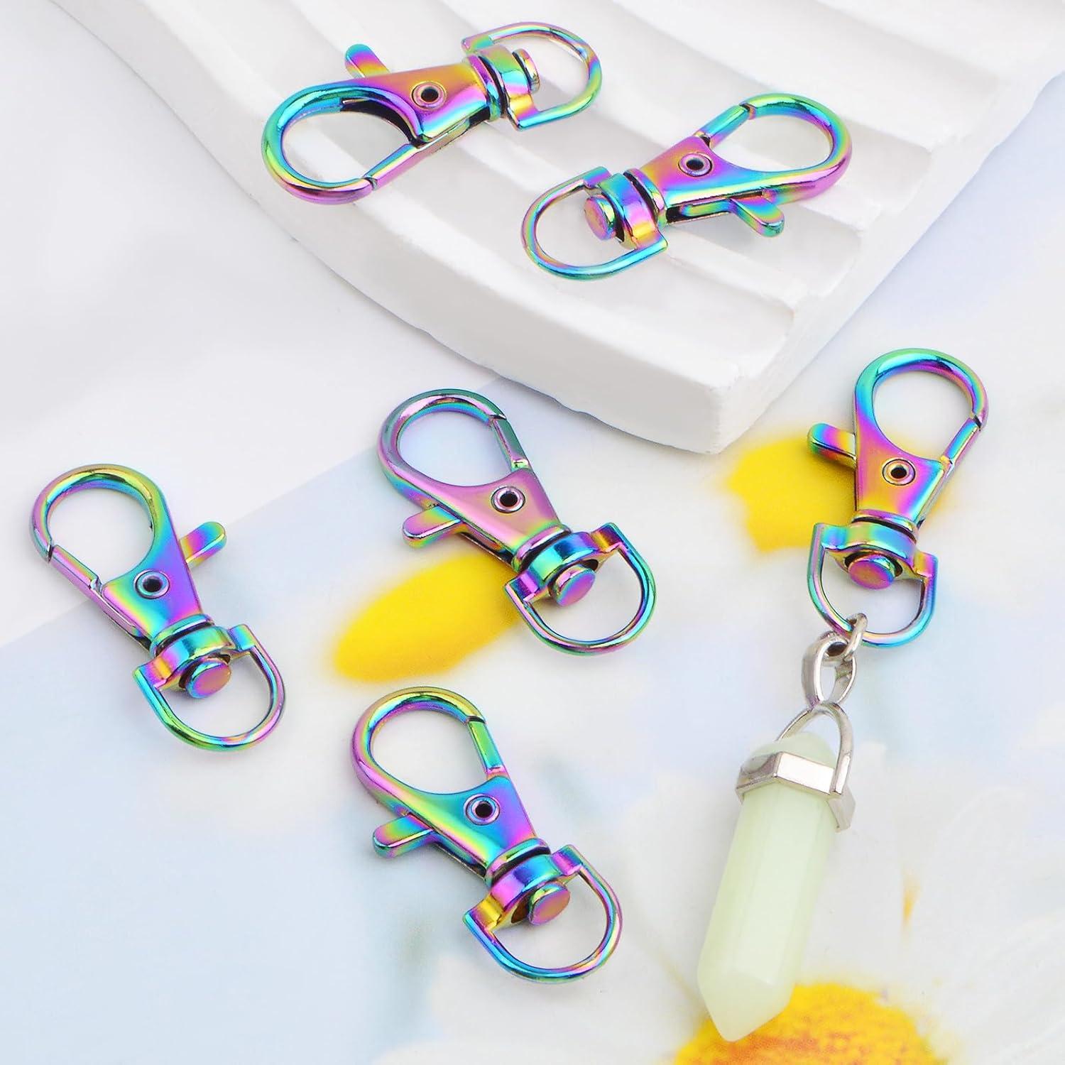 20 Ganchos de Clip Giratorio BronaGrand Color Arcoíris