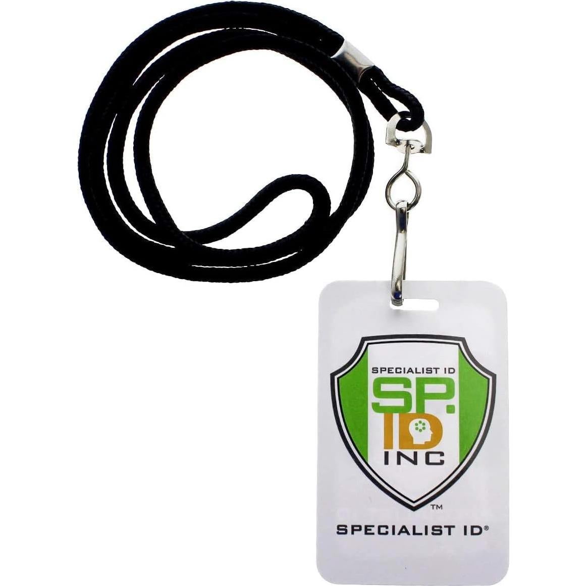 Cinta negra con gancho giratorio Specialist ID 1/4" x 91 cm