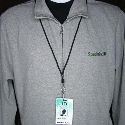 Cinta negra con gancho giratorio Specialist ID 1/4" x 91 cm