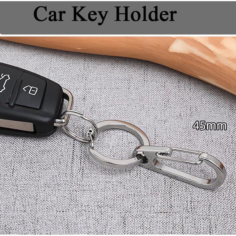 Clip de Llavero QISVVE Acero Inoxidable 3Pcs 5.5cm