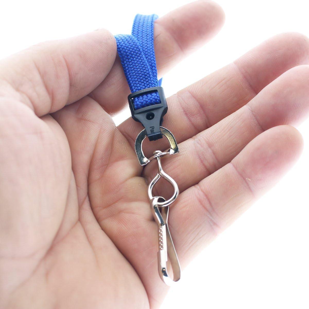 Paquete de 25 Lanyards Premium Specialist ID Azul Real 0.95 cm