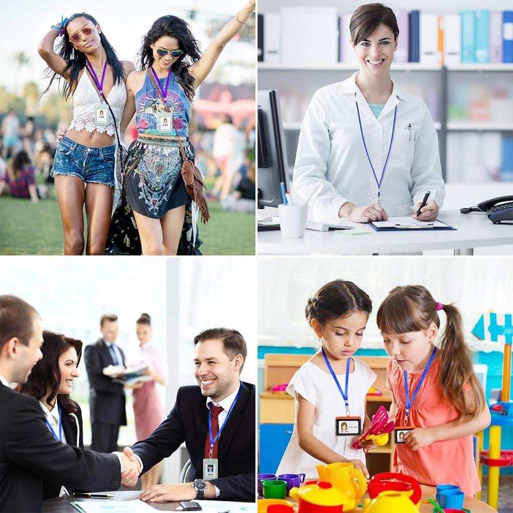 Cintas de Identificación H&W 30 Pcs Nylon con Gancho Giratorio