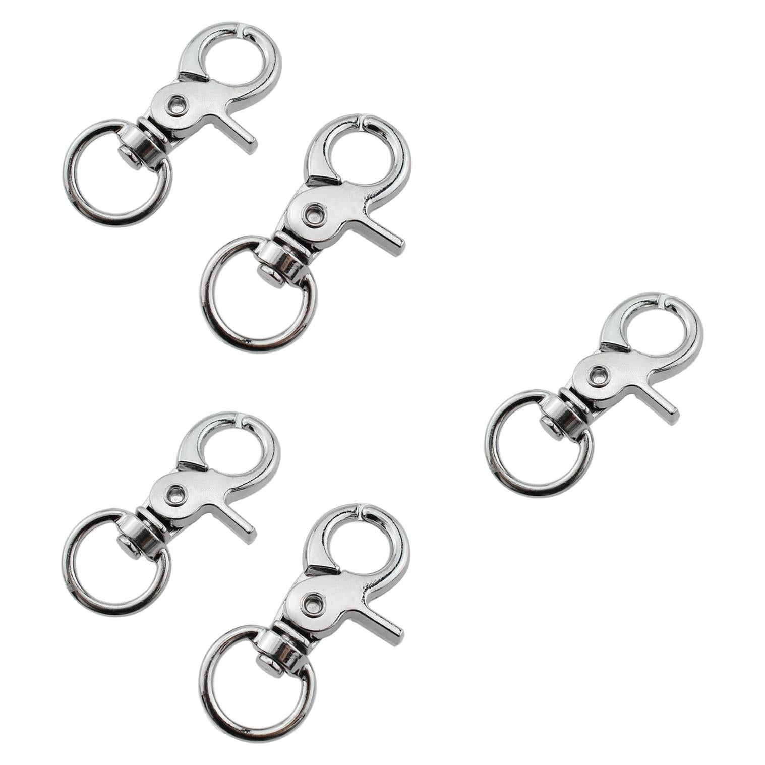 Gancho de Resorte Maxmoral 5PCS 6x3.2cm Clip Giratorio