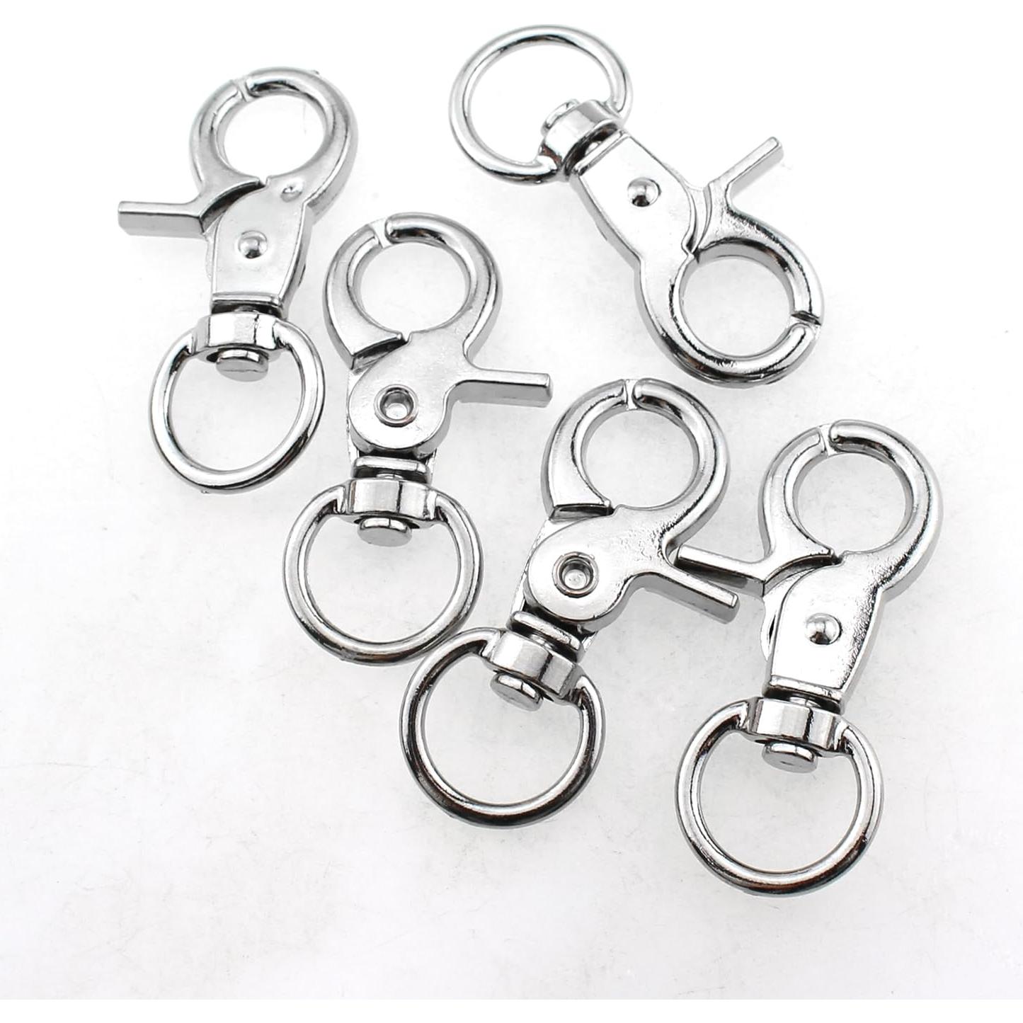Gancho de Resorte Maxmoral 5PCS 6x3.2cm Clip Giratorio