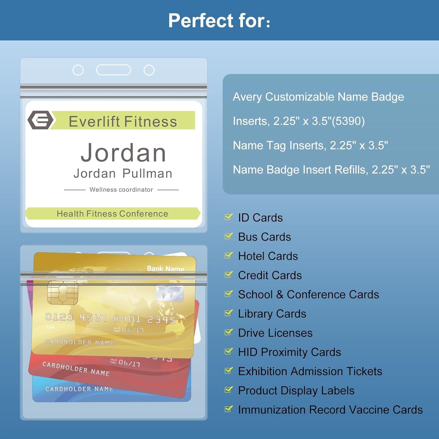 Fushing 30 Pcs Sujetadores de Plástico y Cuerdas de Cuello