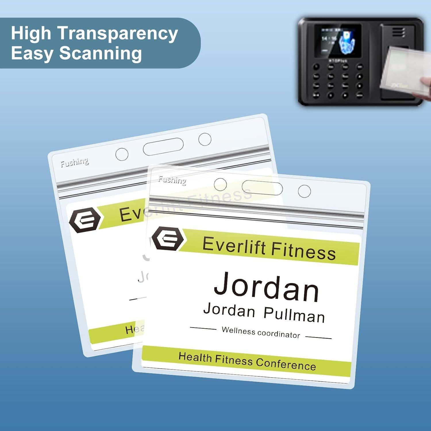 Fushing 30 Pcs Sujetadores de Plástico y Cuerdas de Cuello