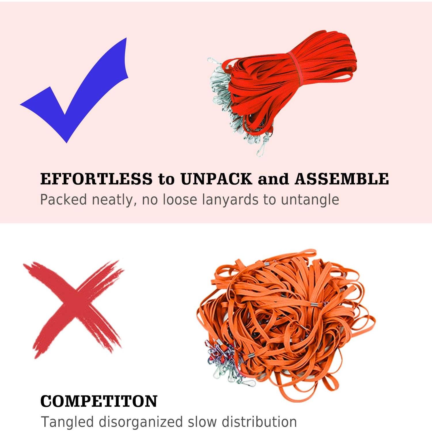 Cintas para Identificación Antspirit 100 Unidades Rojo