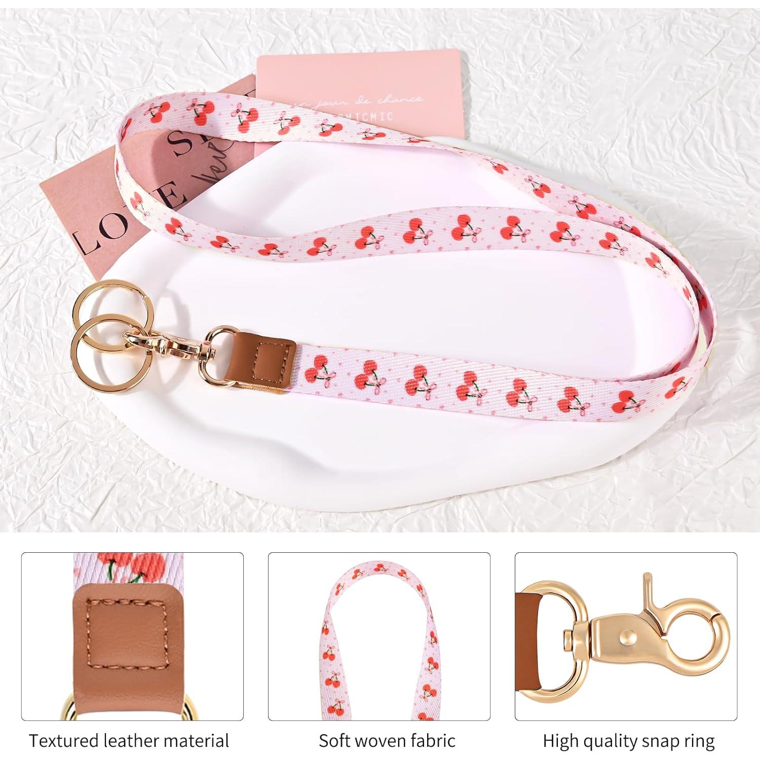 Cinta para Insignias Knagsfa Cereza Rosa 45.72cm con Gancho