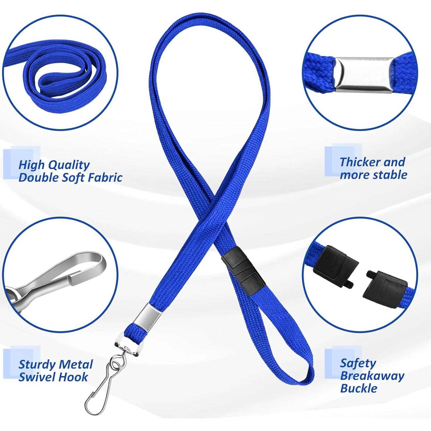 30 Cintas de Seguridad Azul Orcielo con Gancho 48.26 cm