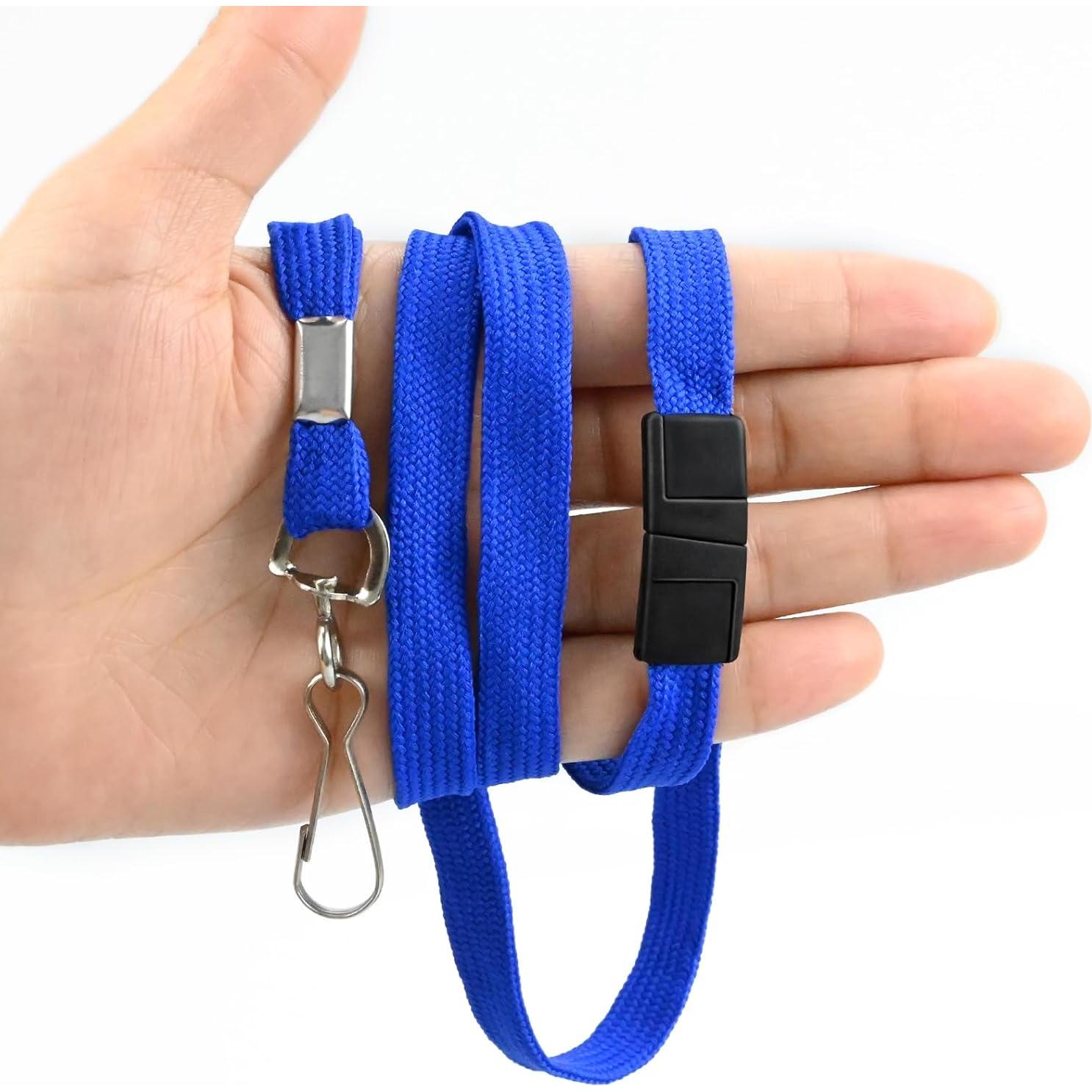 30 Cintas de Seguridad Azul Orcielo con Gancho 48.26 cm