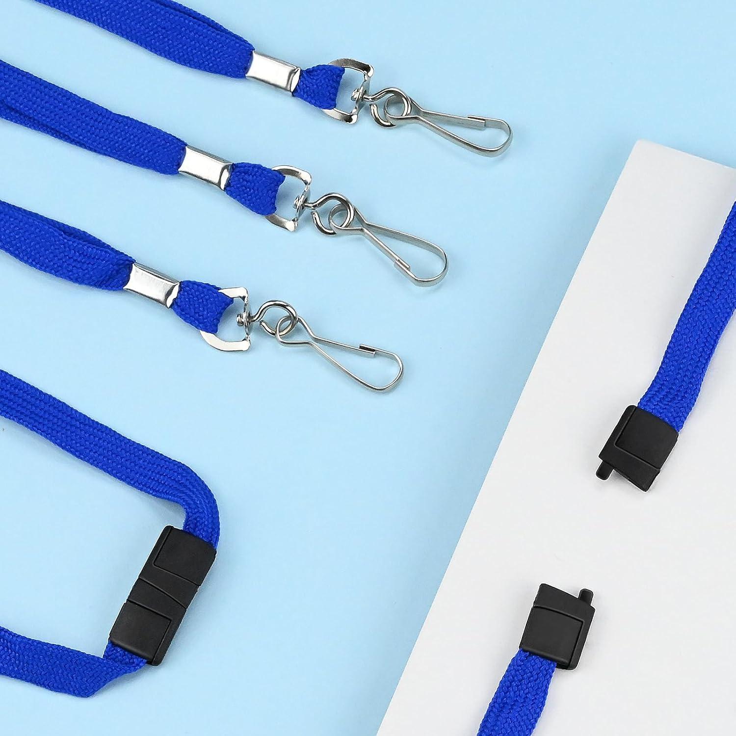 30 Cintas de Seguridad Azul Orcielo con Gancho 48.26 cm