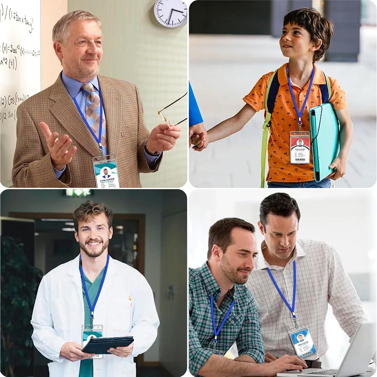 30 Cintas de Seguridad Azul Orcielo con Gancho 48.26 cm