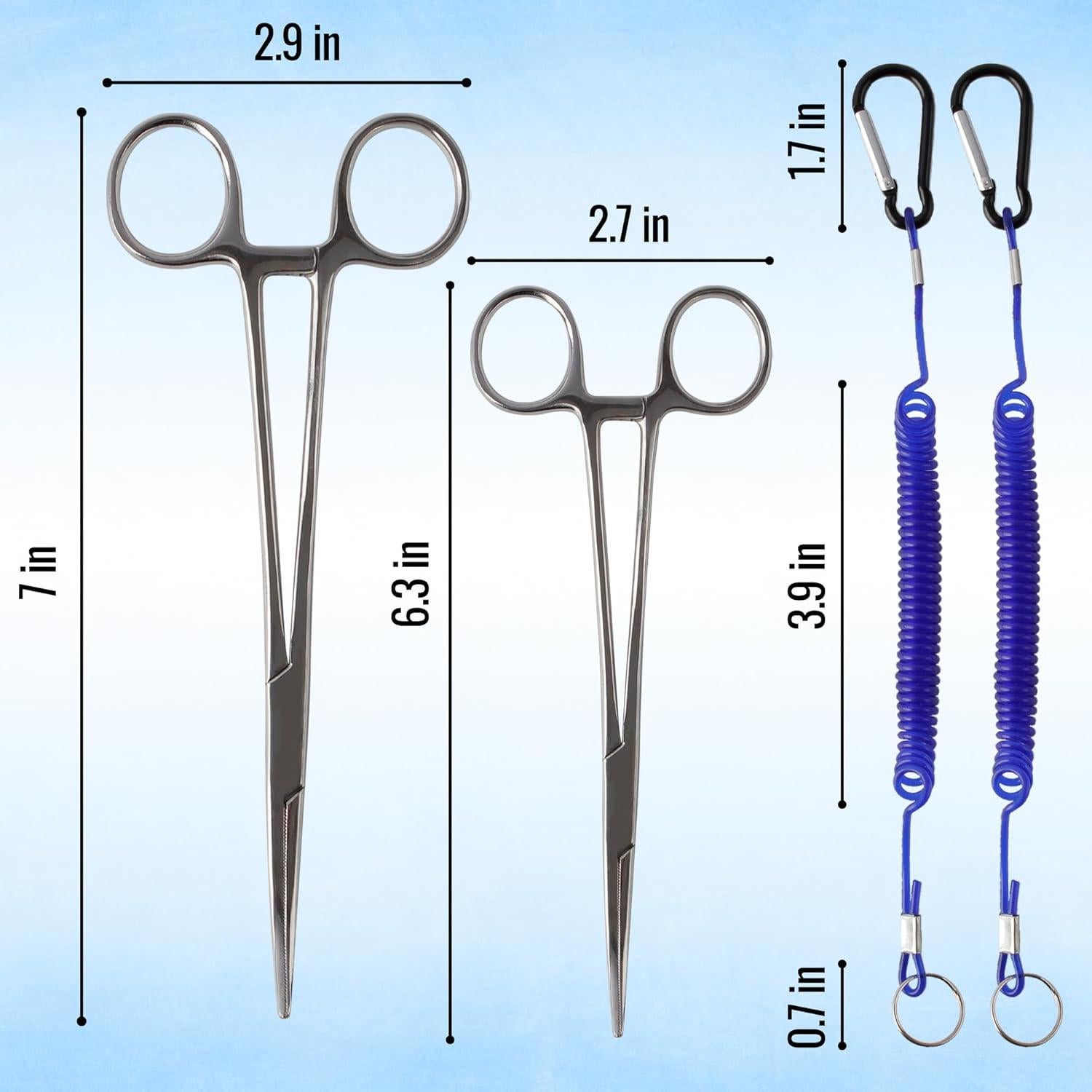 Kit de Herramientas de Pesca CASTSTRIKE - Pinzas, Tijeras y Carrete
