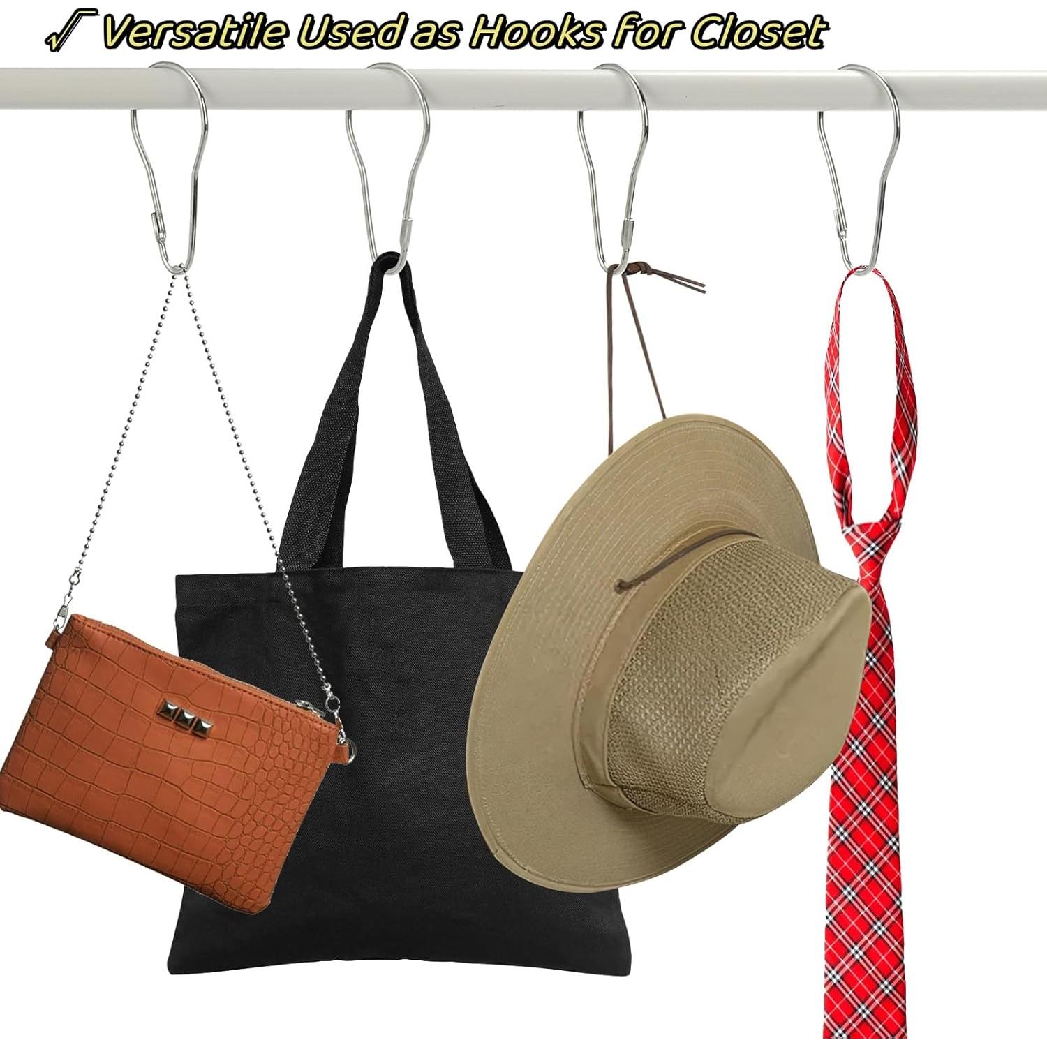 Ganchos para Cortina de Ducha Lyellfe 200 Piezas Metal Plata