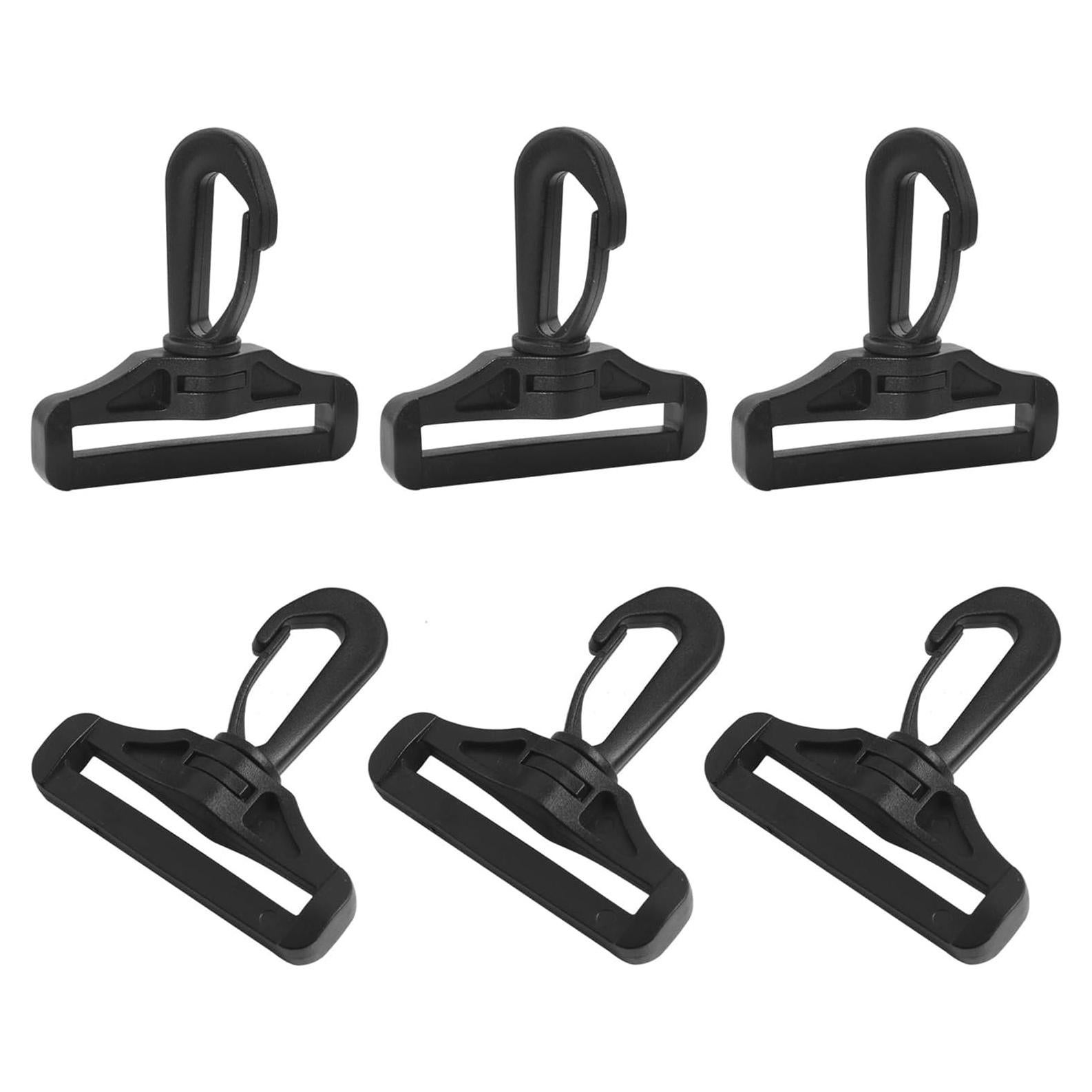 6 Ganchos Giratorios de Plástico 360° 50mm POM Accesorios