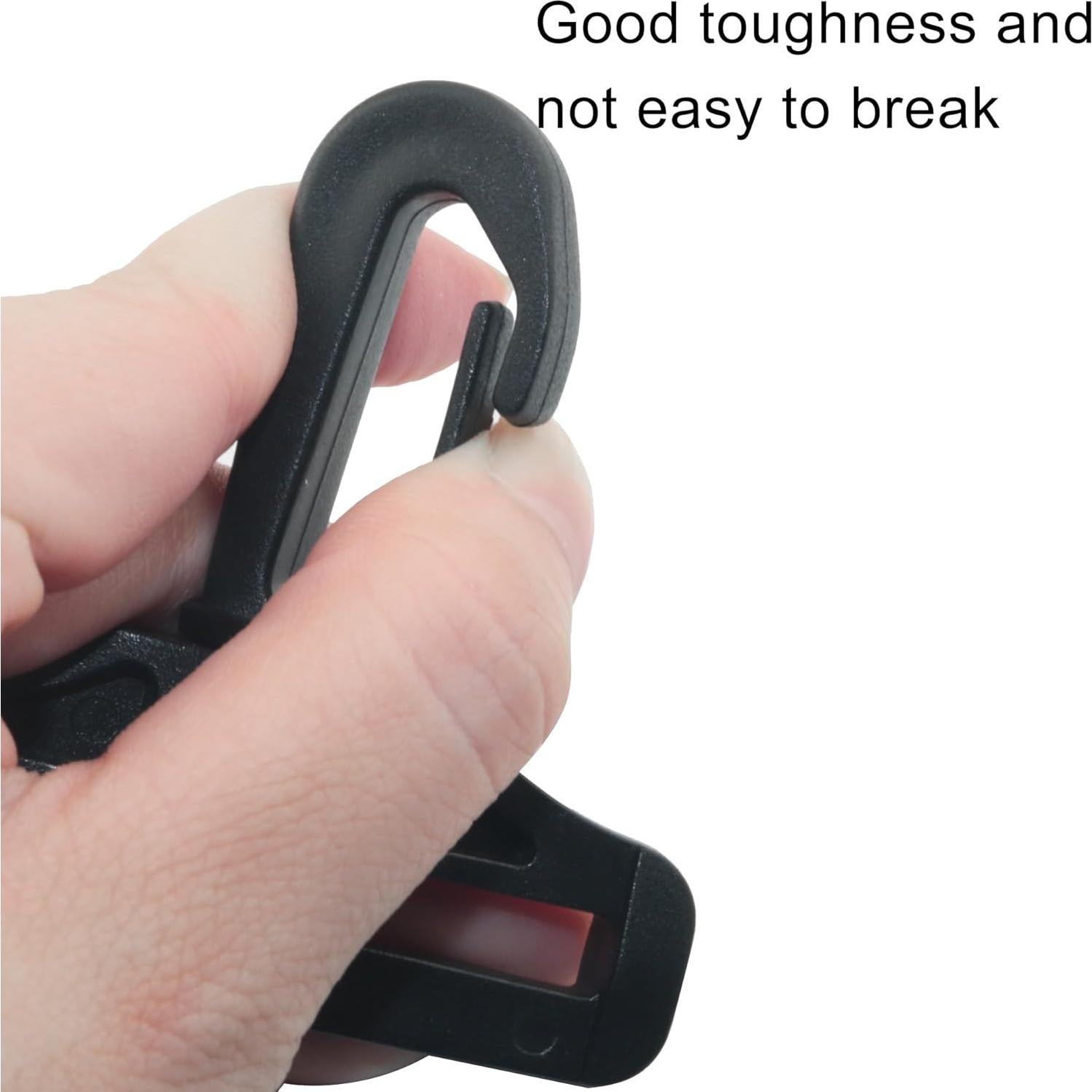 6 Ganchos Giratorios de Plástico 360° 50mm POM Accesorios