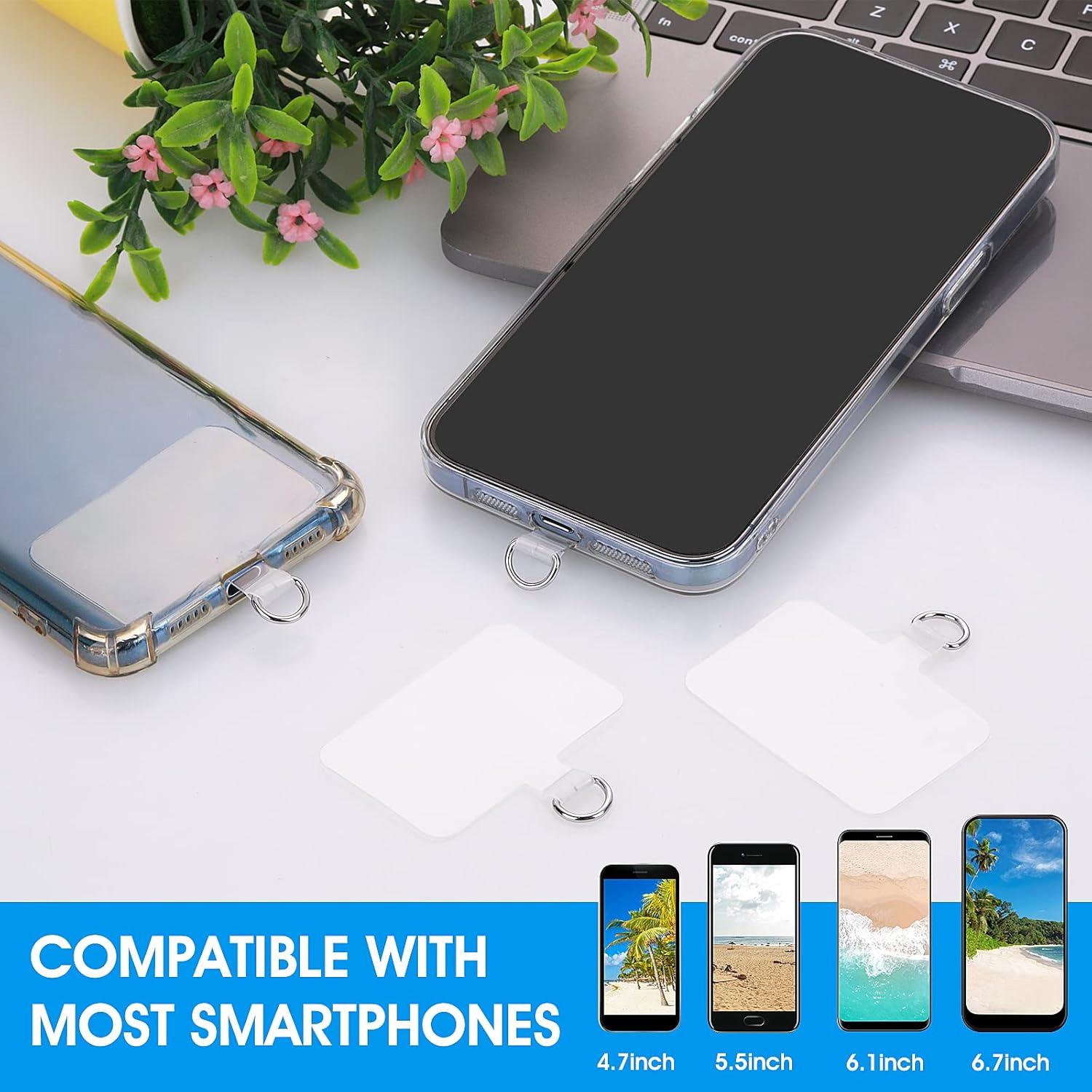 Parches de Lanyard D-Buckle Cobee 4 Pcs PVC Transparente