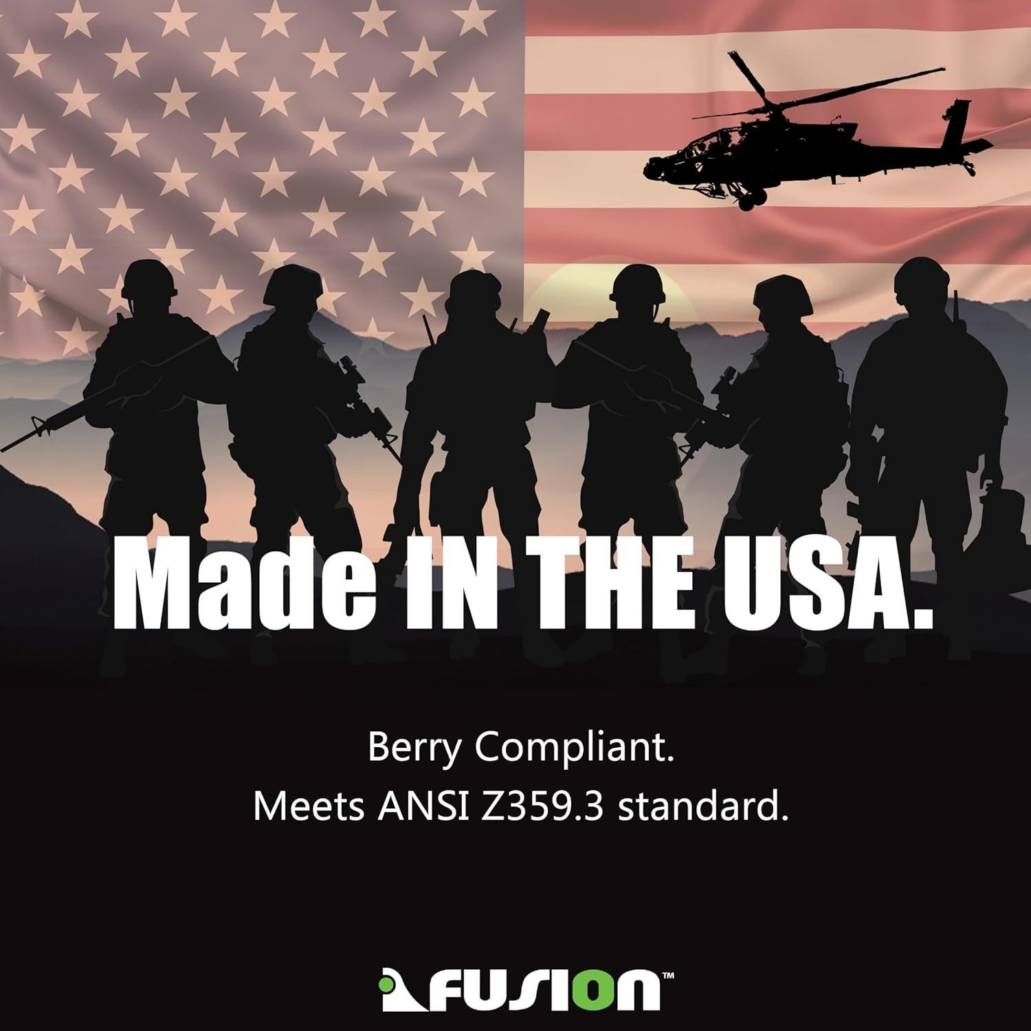 Línea de Retención Helo Fusion Climb 61 cm con Gancho y Grillete