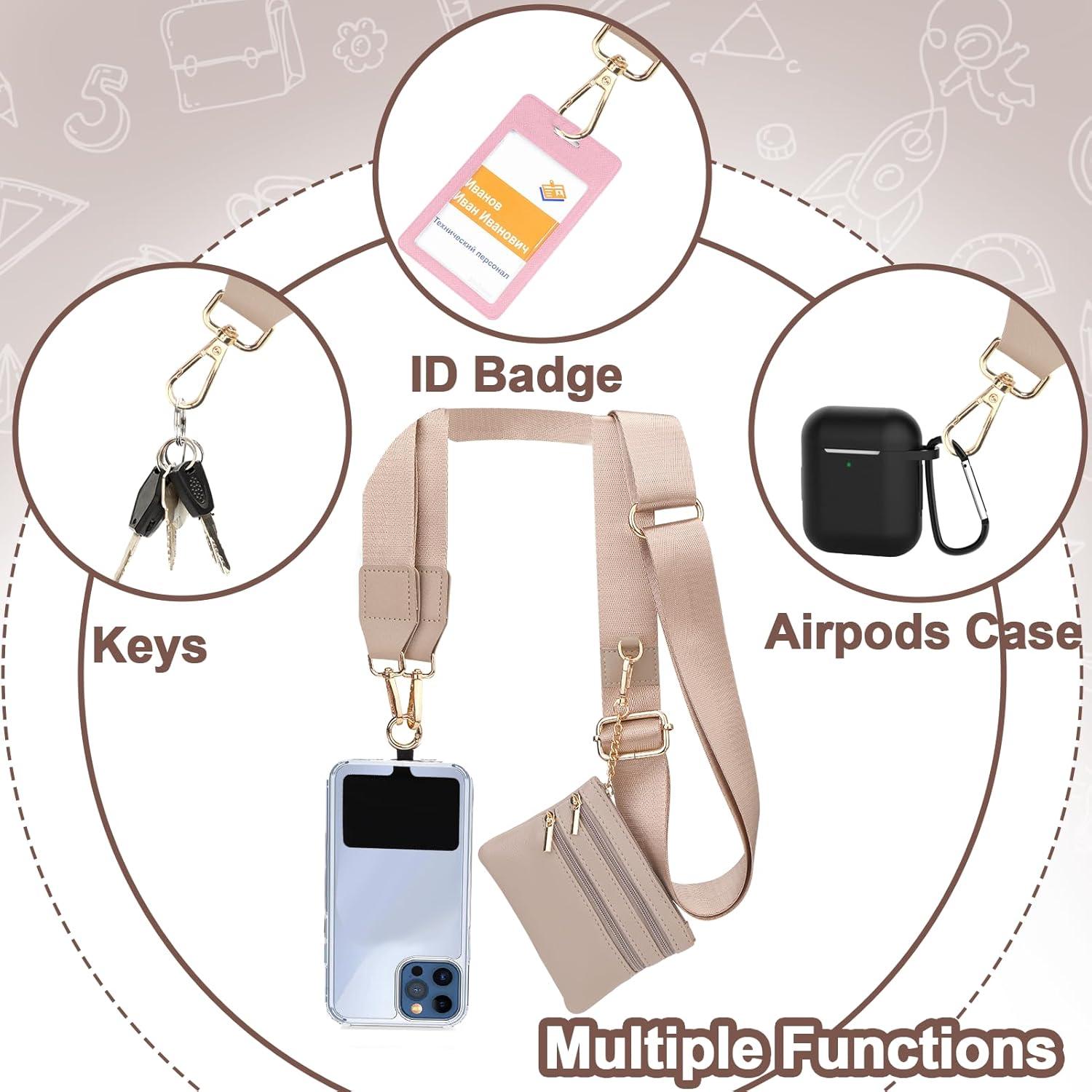 Correa Ajustable para Teléfono XANGNIER con Cartera Multicolor