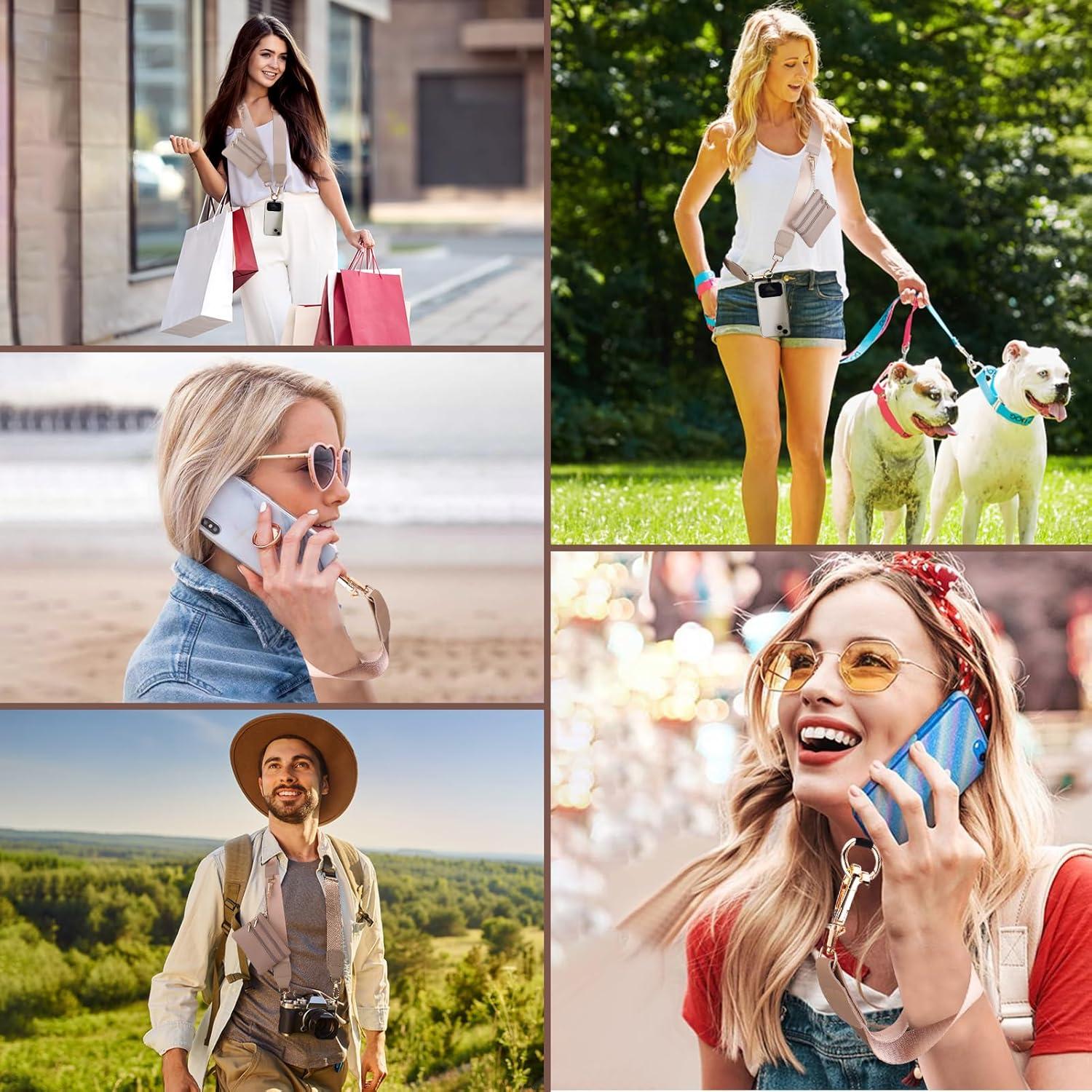 Correa Ajustable para Teléfono XANGNIER con Cartera Multicolor