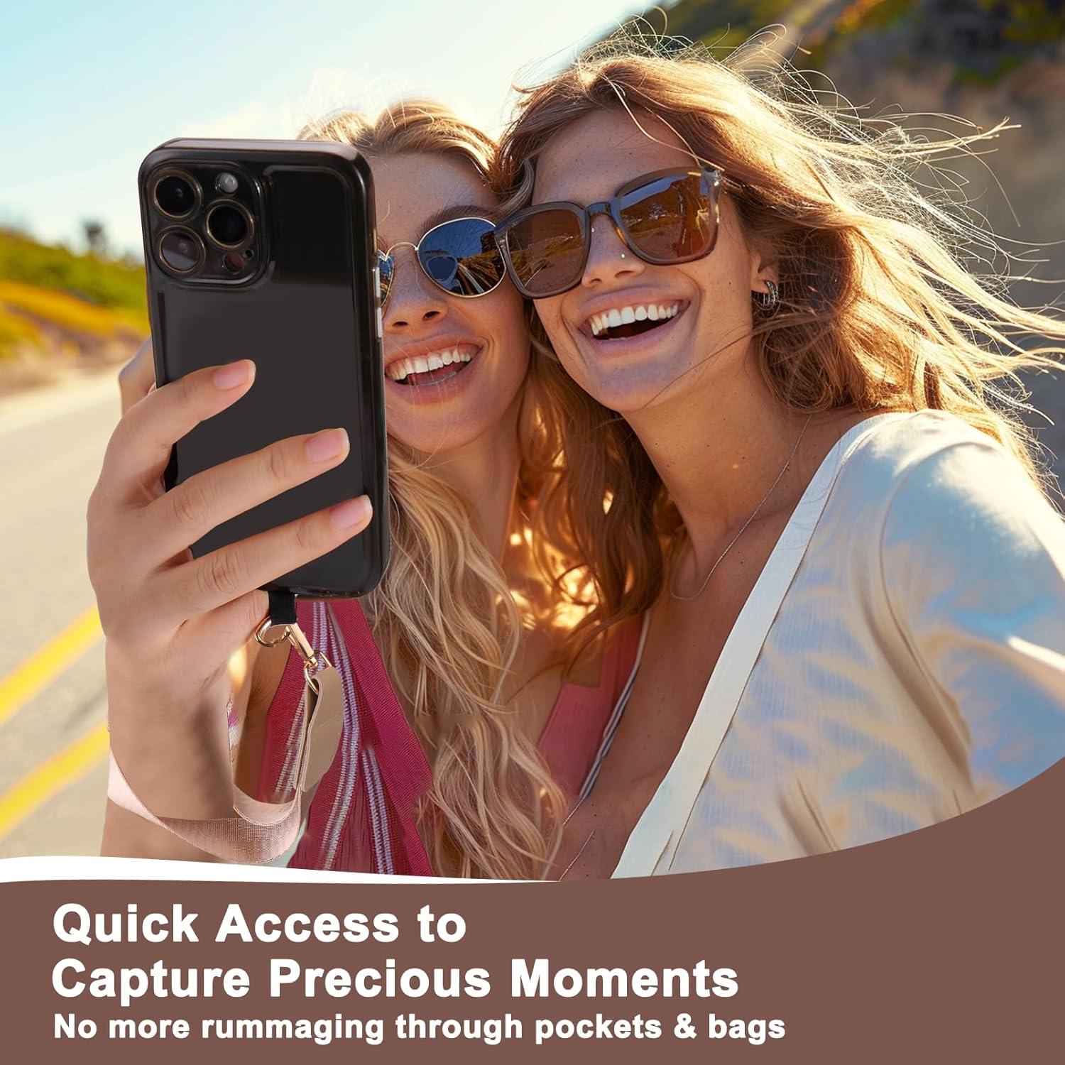 Correa Ajustable para Teléfono XANGNIER con Cartera Multicolor