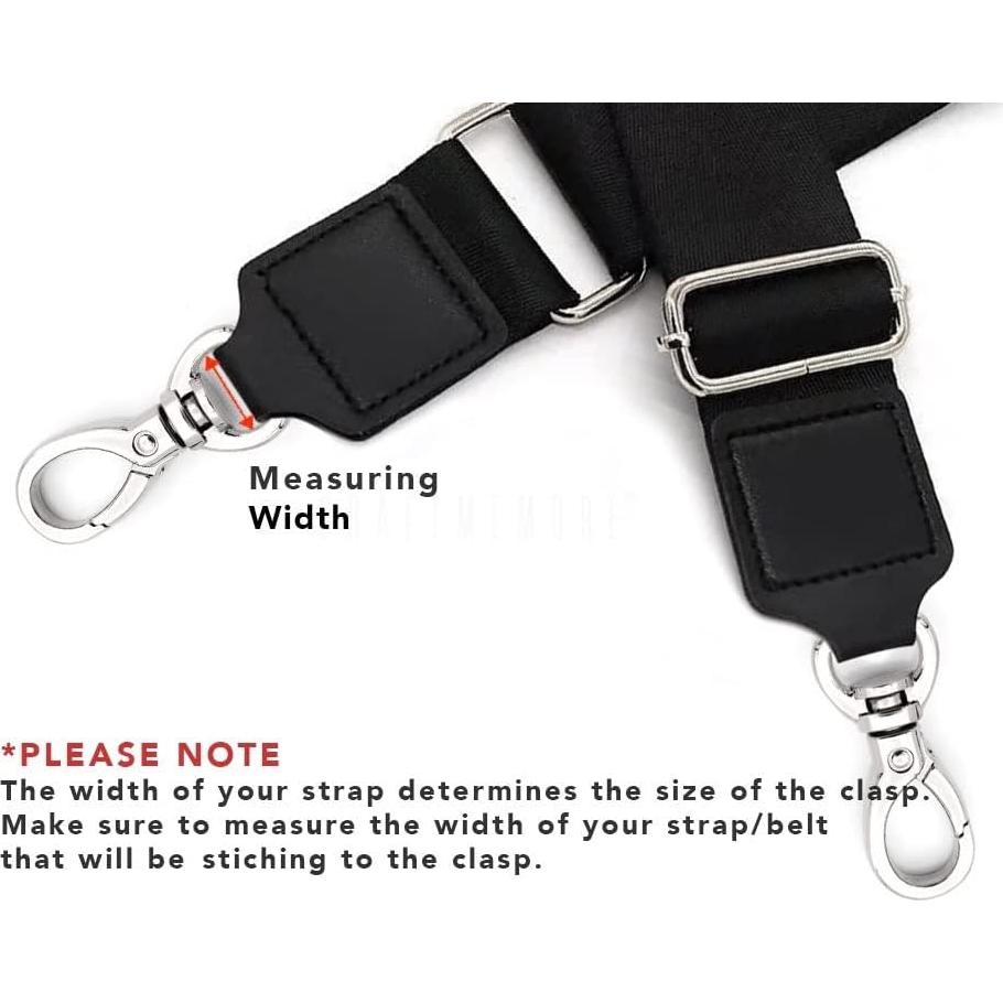 Ganchos de Presión Metal Pesado CRAFTMEMORE 2 Piezas 1.27 cm Negro