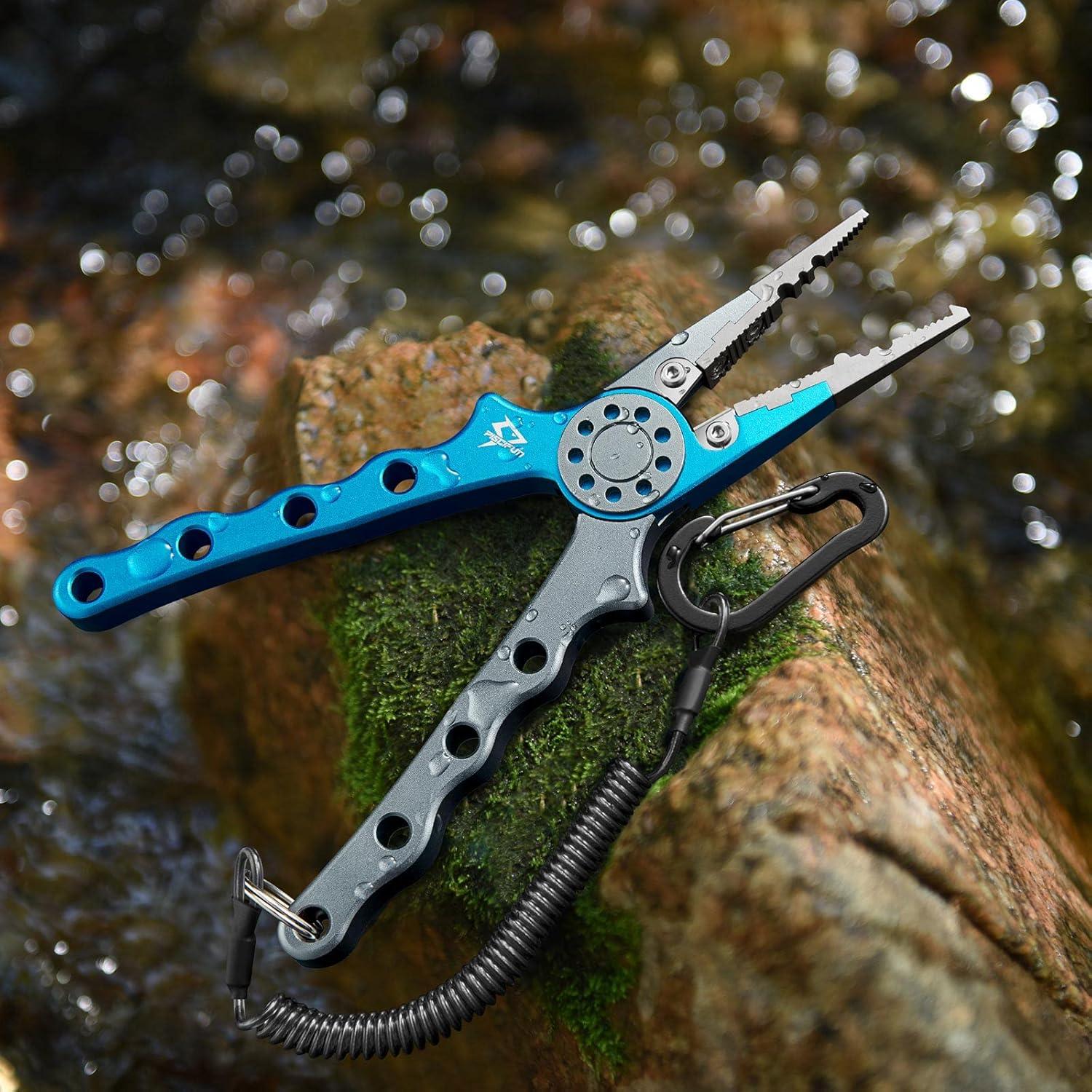 Pinzas de Pesca Piscifun de Aluminio Anticorrosión con Funda