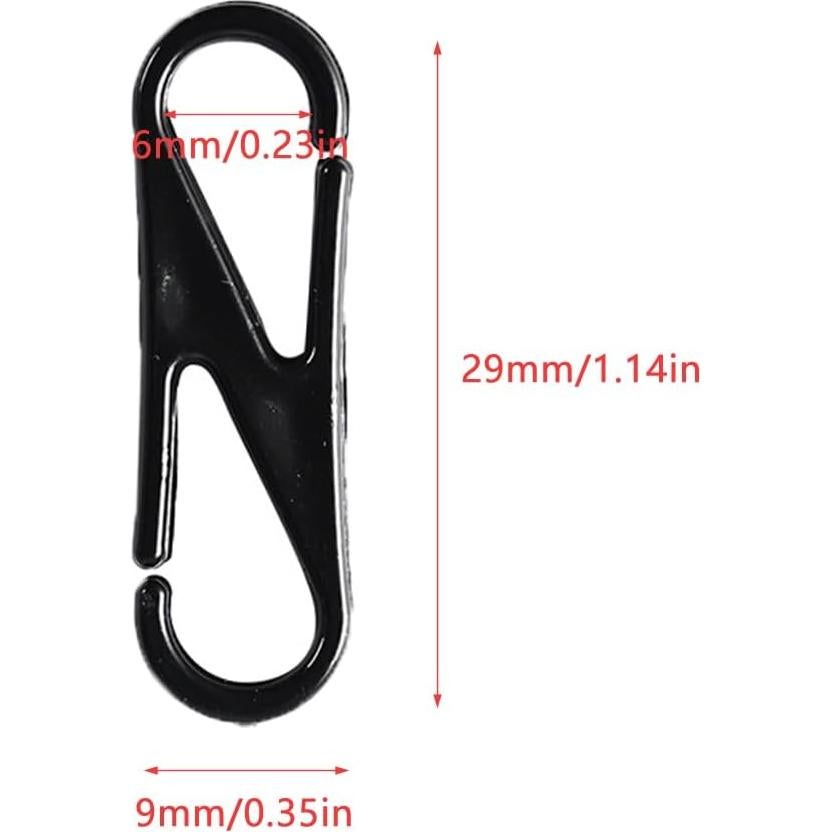 Paquete de 100 Clips de Correa para Sombreros ArrErr