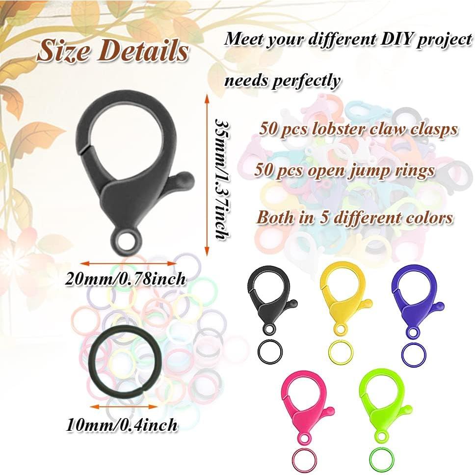 Ganchos de Langosta de Plástico Genérico 100 Piezas Multicolor