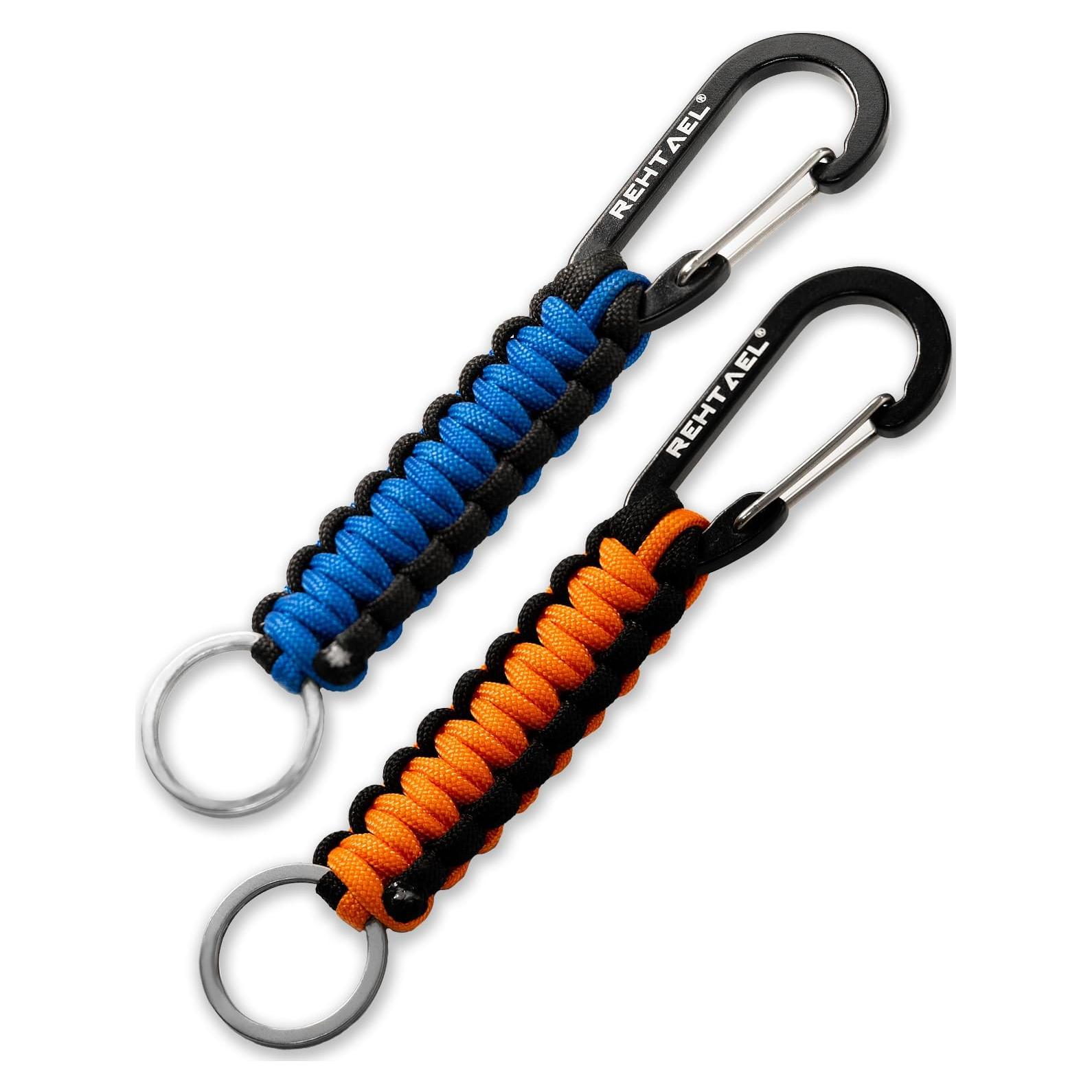 Cadena de Llave REHTAEL Paracord 550 con Mosquetón 2pcs