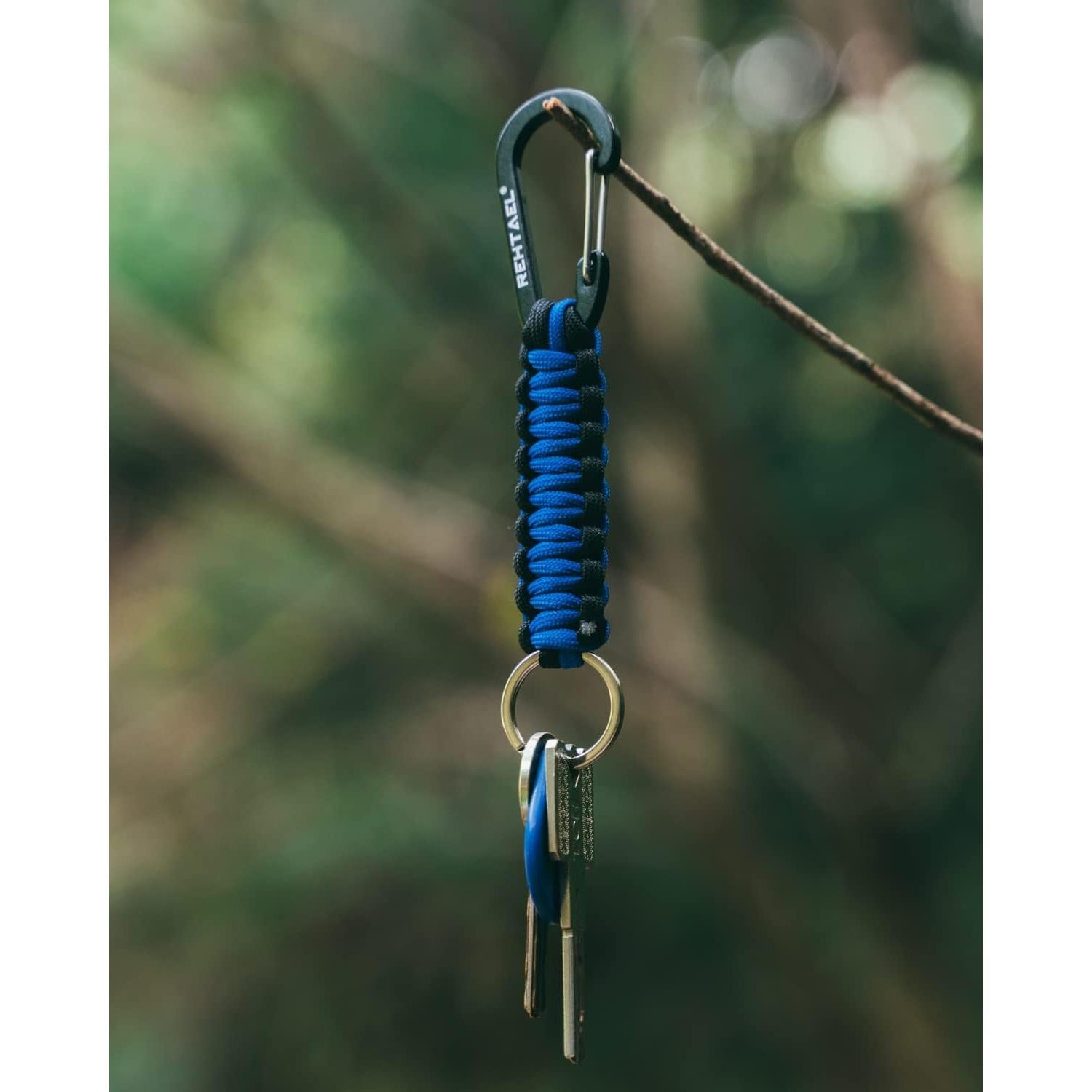 Cadena de Llave REHTAEL Paracord 550 con Mosquetón 2pcs