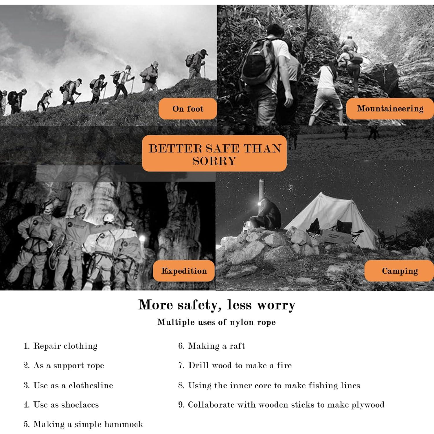 Juego de 4 llaveros con gancho de carabina Snmzlc 1.4m