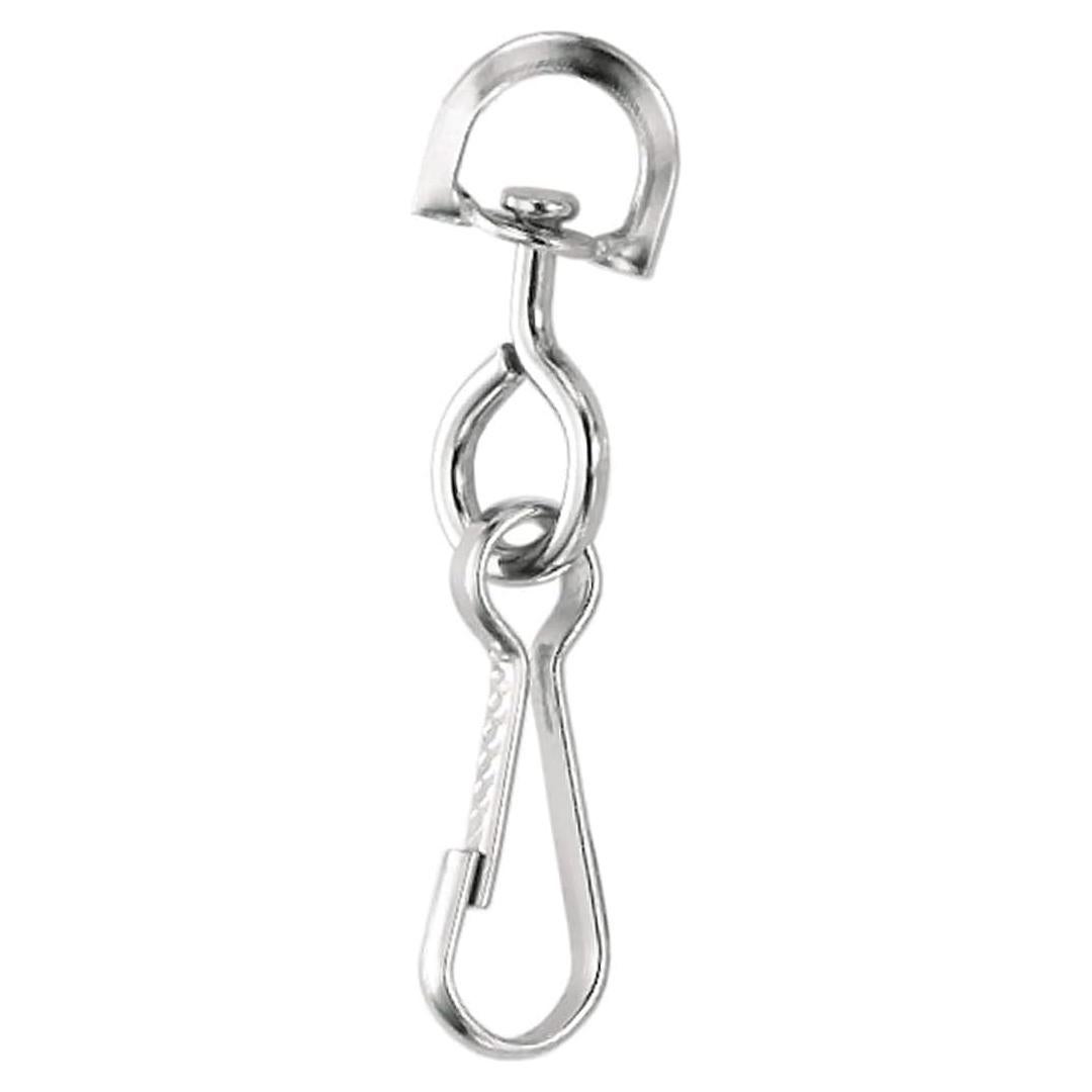 Clips de Gancho Giratorio de Metal Premium Specialist ID - Paquete de 10