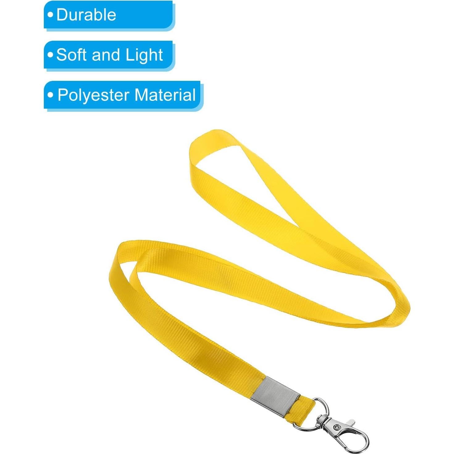 Cintas de Cuello PATIKIL 43 cm Amarillo Paquete de 50