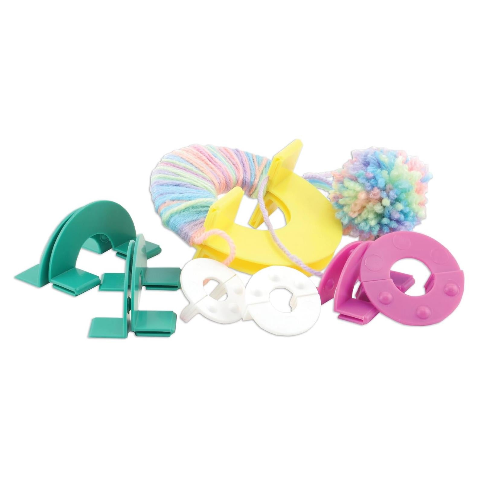 Fabricante de Pompones Susan Bates 4 Tamaños 3.2 a 8.9 cm