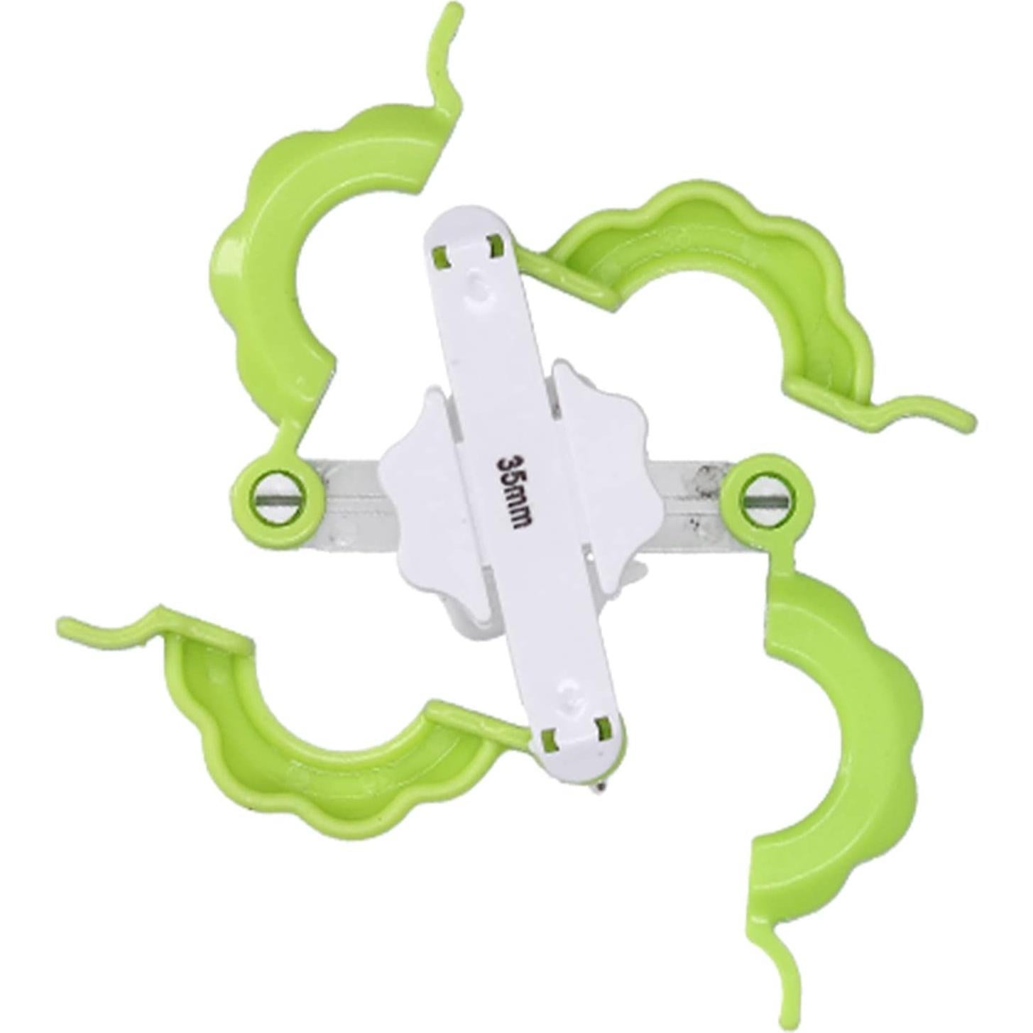 Juego de Fabricadores de Pom Poms Jwthee - 4 Tamaños de Plástico