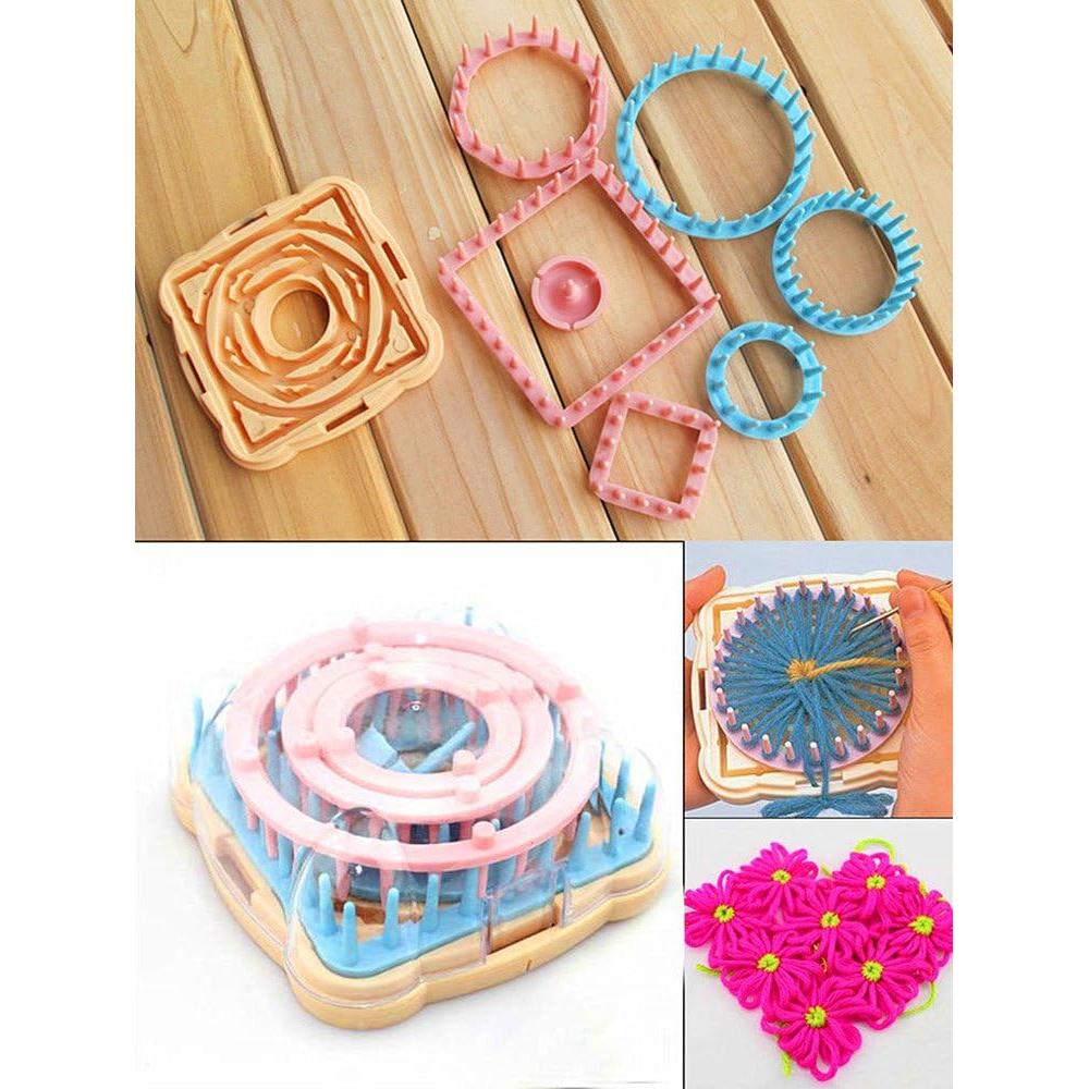 Kit de Telar de Flores Alimitopia - Herramienta DIY para Tejer