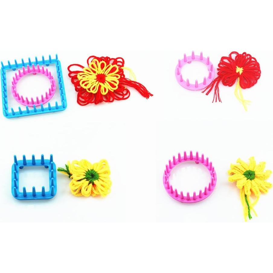 Kit de Telar de Flores Alimitopia - Herramienta DIY para Tejer