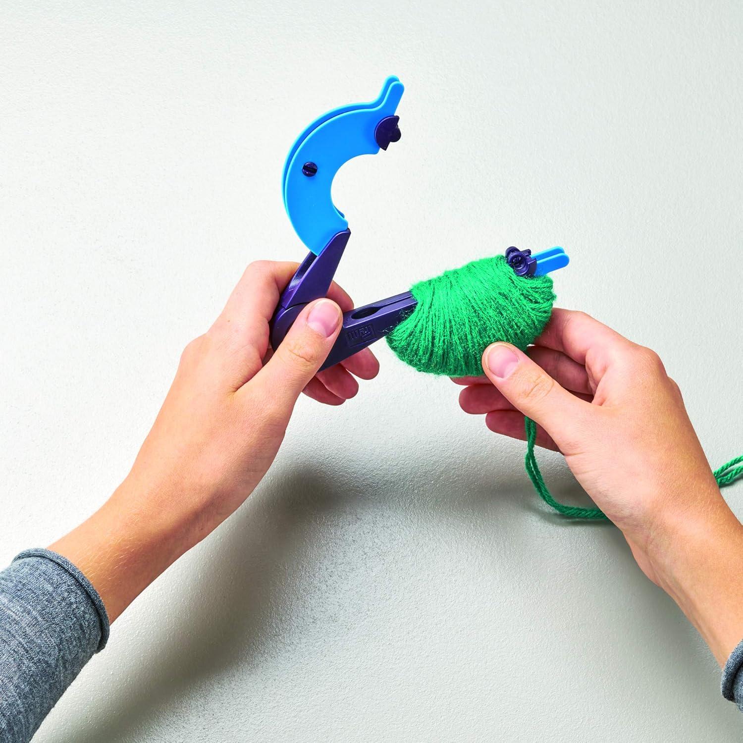 Hacedor de Pompones Prym 2-en-1 Morado y Azul 3 y 9 cm