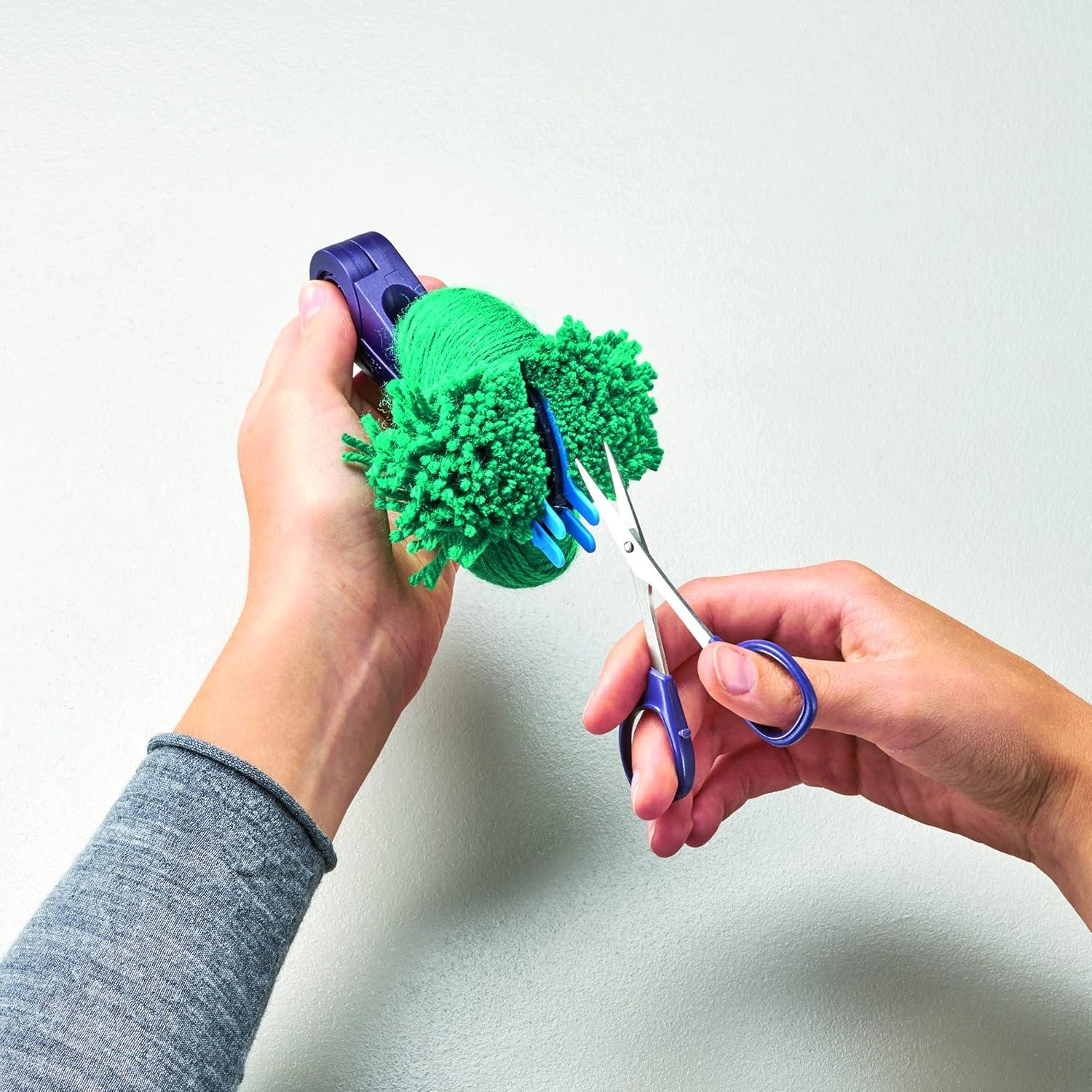 Hacedor de Pompones Prym 2-en-1 Morado y Azul 3 y 9 cm