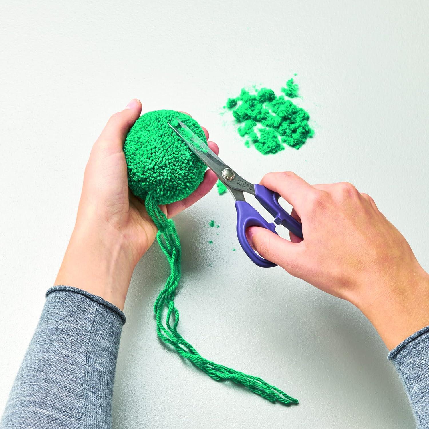 Hacedor de Pompones Prym 2-en-1 Morado y Azul 3 y 9 cm