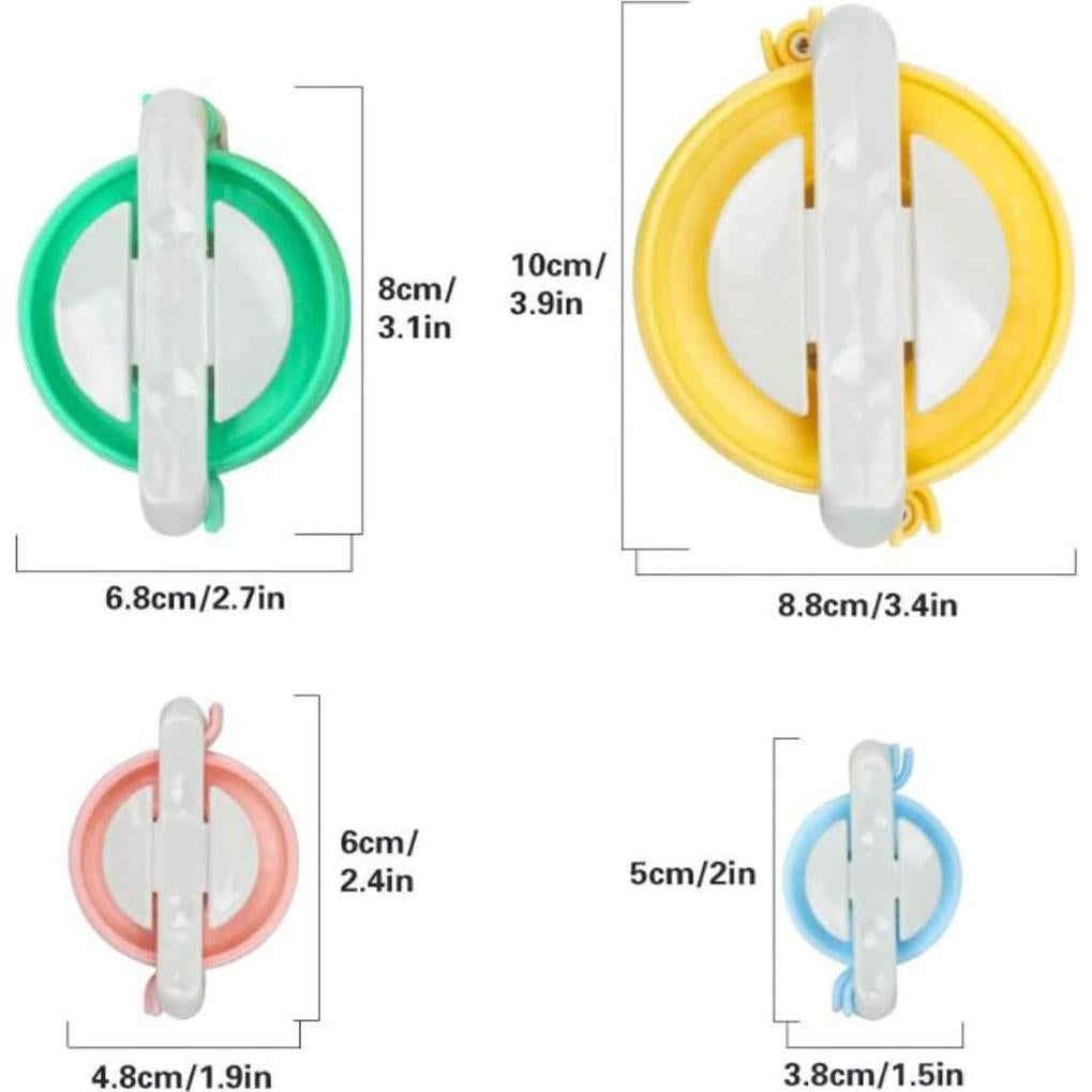 Kit de Fabricación de Pompones QUUPY 4 Tamaños DIY Manualidades