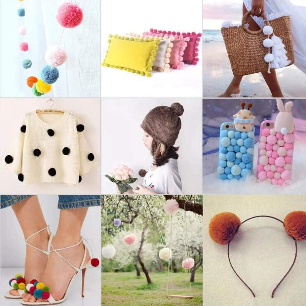Kit de Fabricación de Pompones QUUPY 4 Tamaños DIY Manualidades